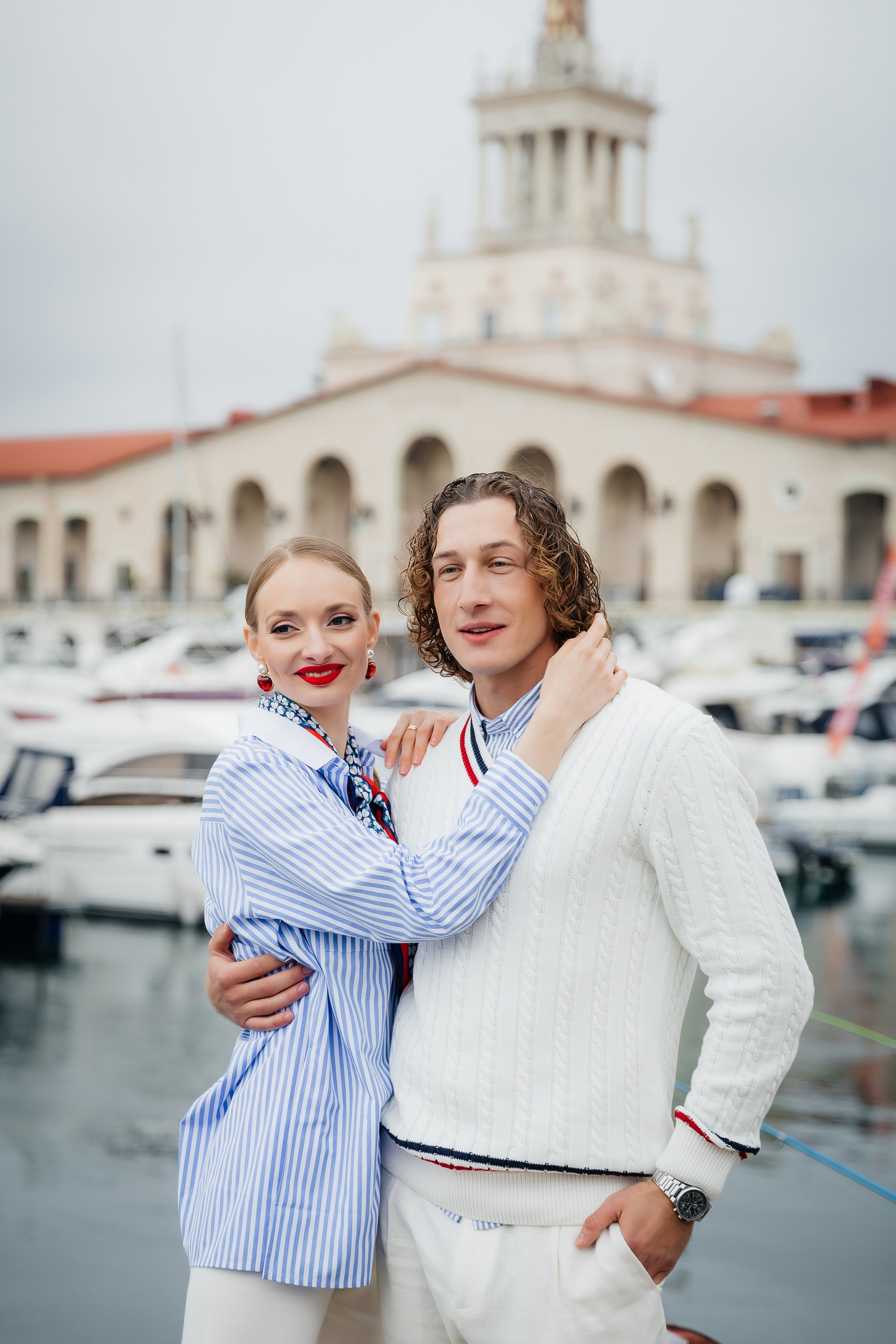 В морском порту. Свадебный и семейный фотограф Краснодарский край