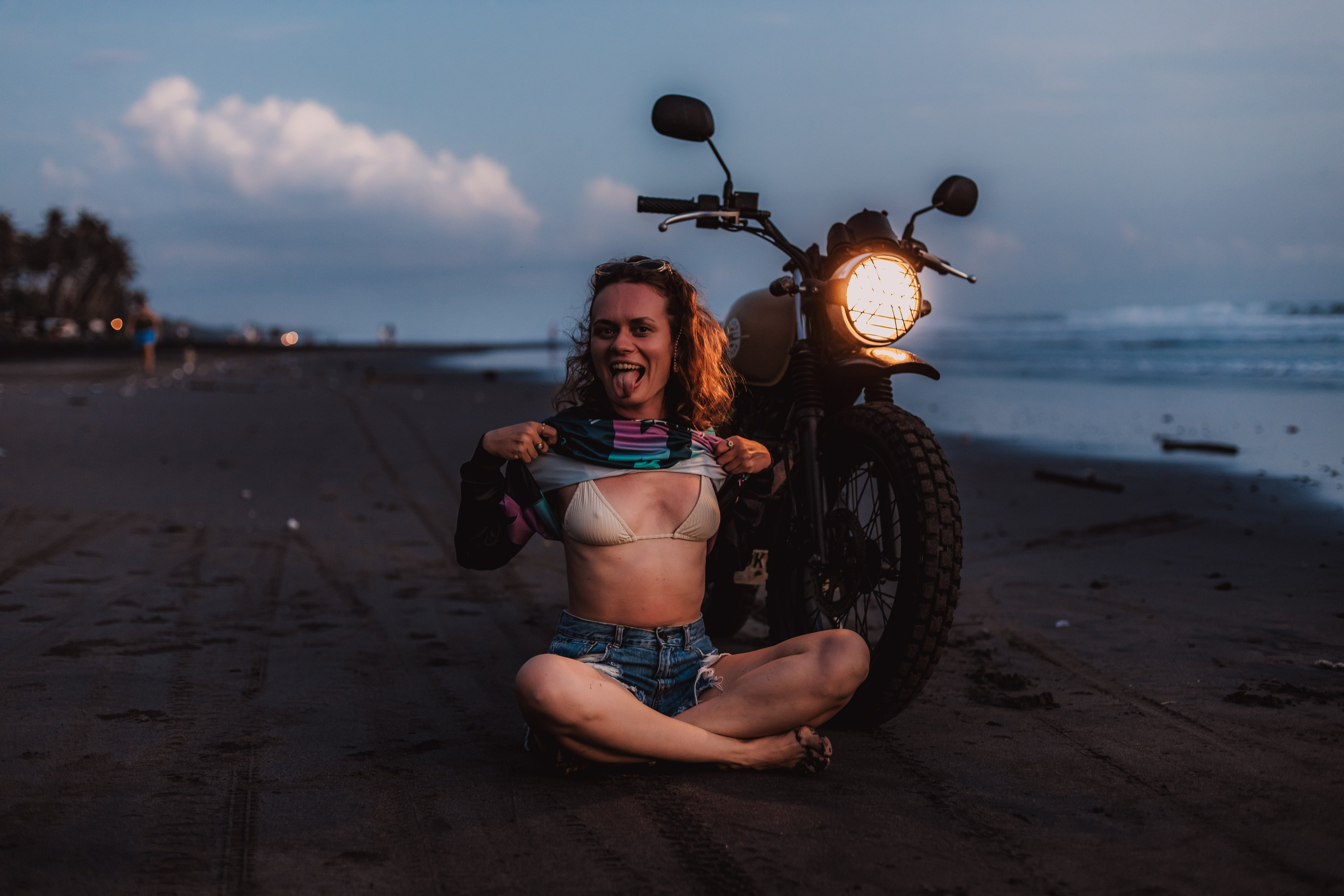 Moto babe. Mariam Bagdasaryan