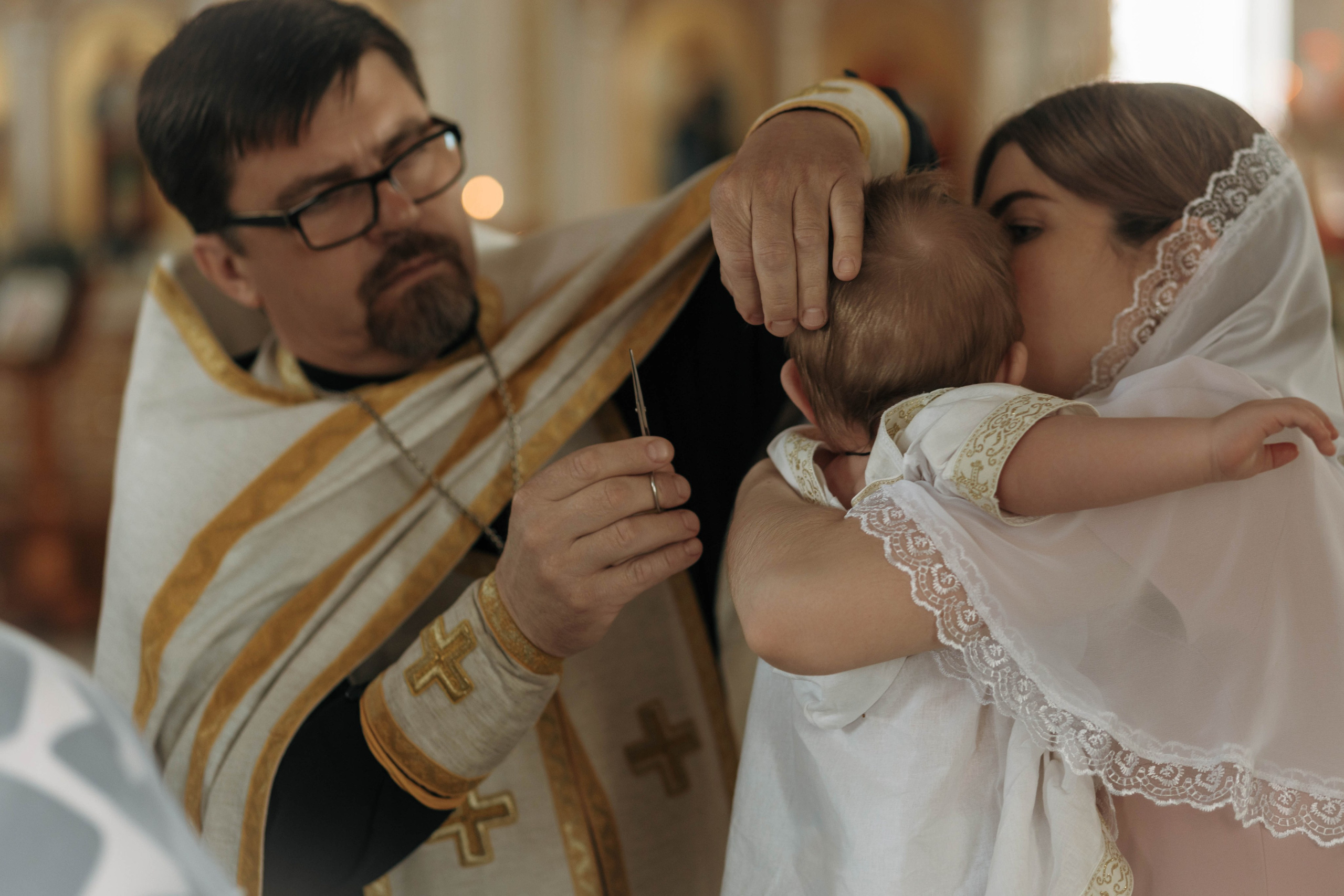 Таинство Крещения Даниила. Фотограф Сальск Катерина