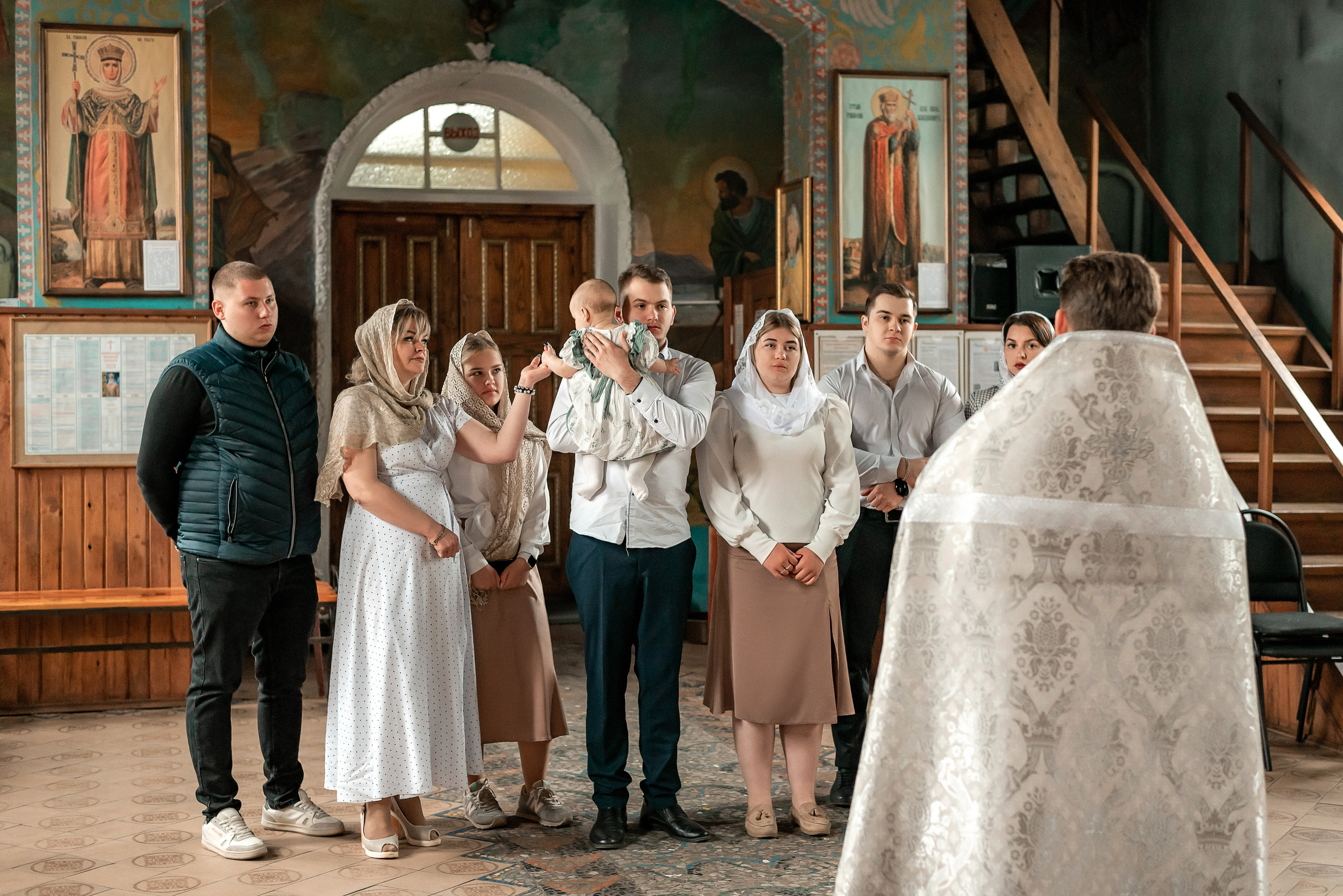 Красивая съемочка Крещение Александры. Семейный и детский фотограф Наталья Горда