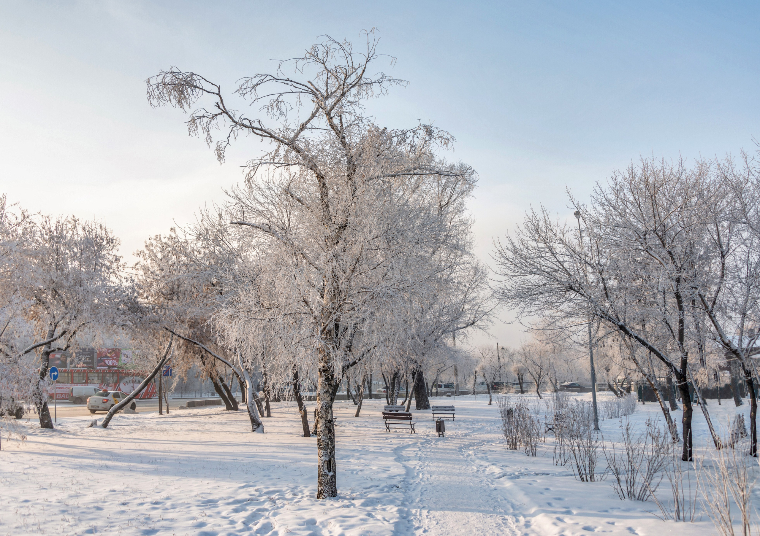 Зимний Иркутск. Фотограф Лара Кучина