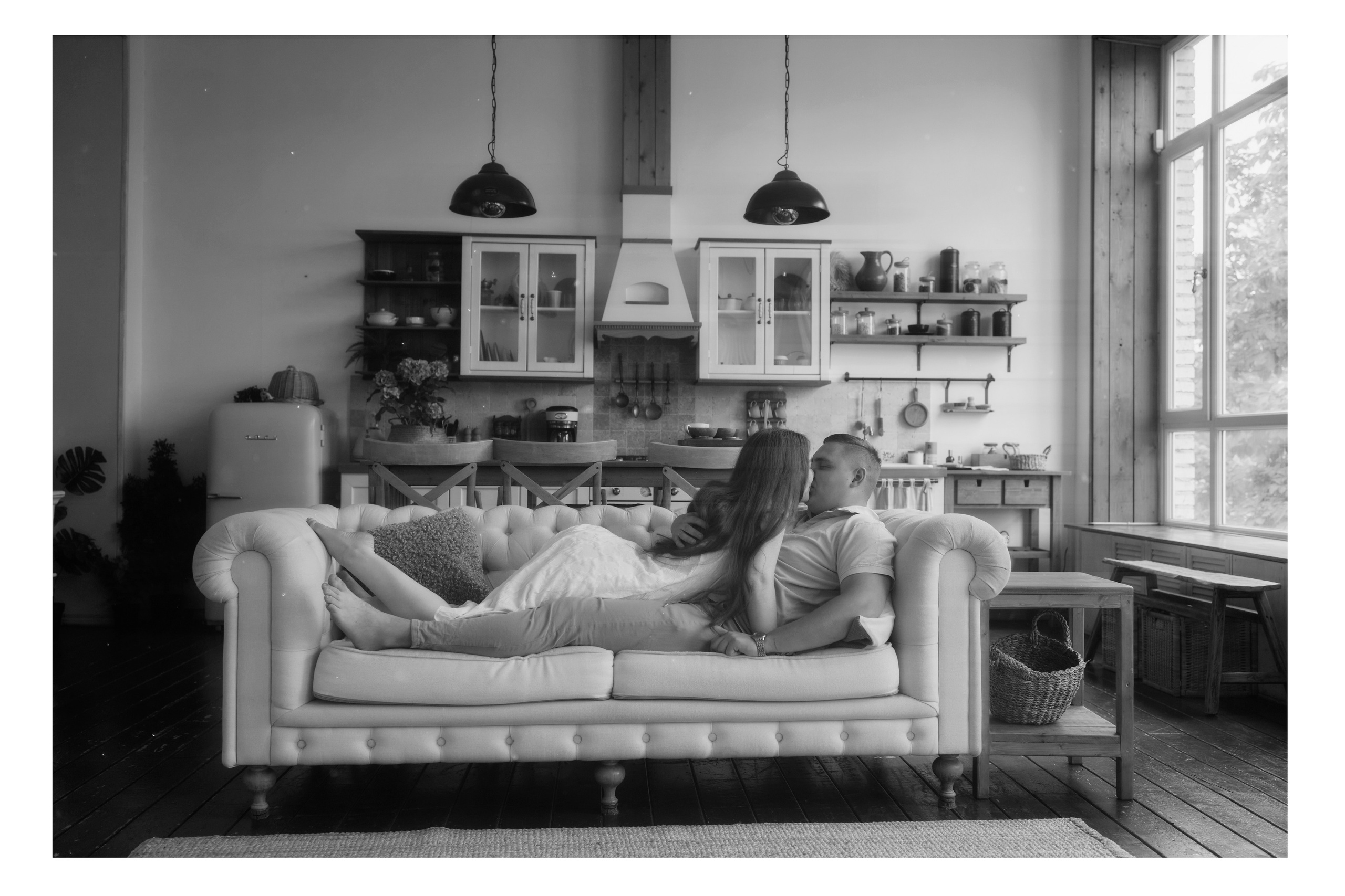 Студийная фотосессия прекрасной пары Арины и Юрия. Семейный и детский фотограф Майя Гришина