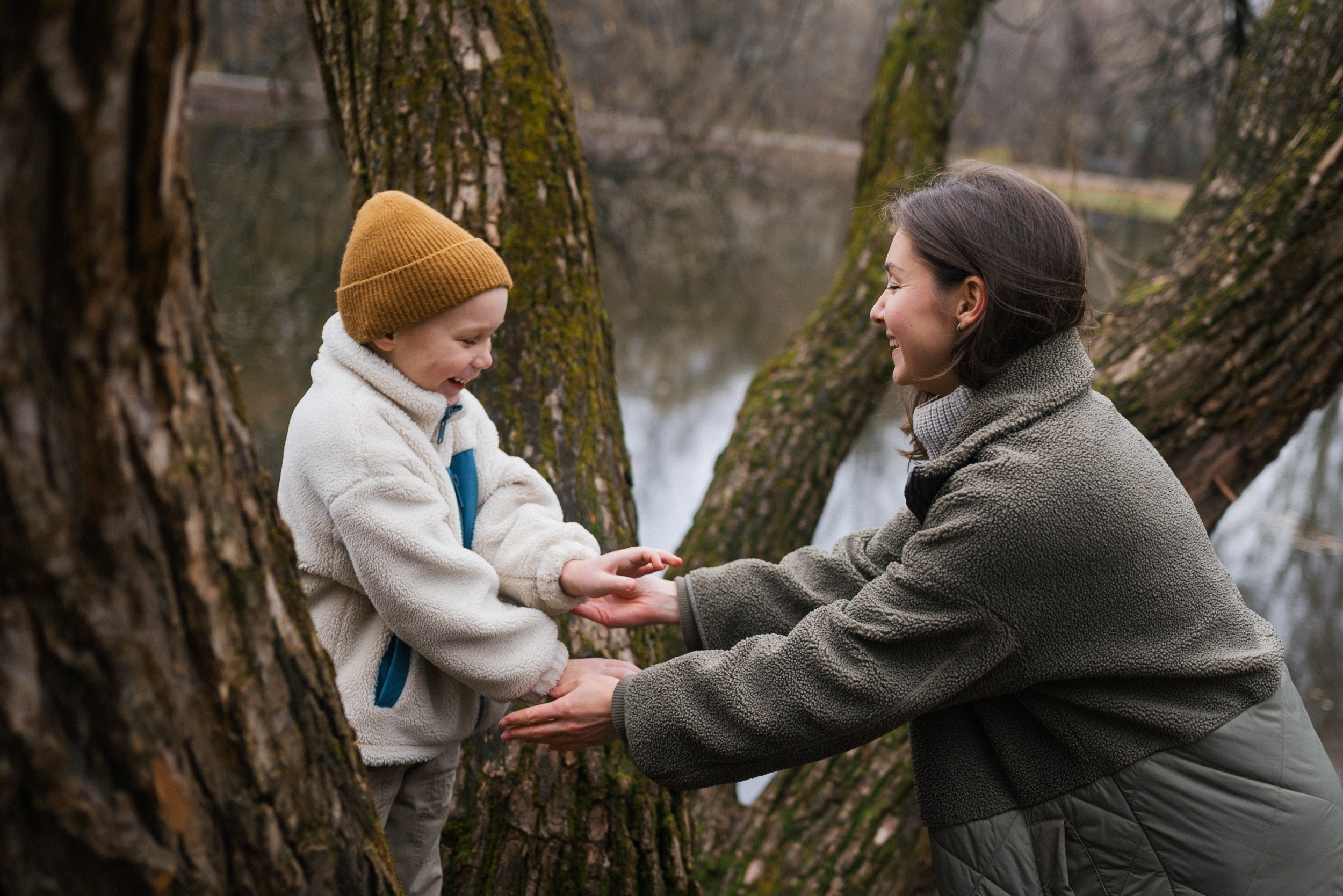 Мама с сыном. Аня и Дима. Осенннее. Семейный фотограф на крещение, венчание в Иваново Галина Скурихина