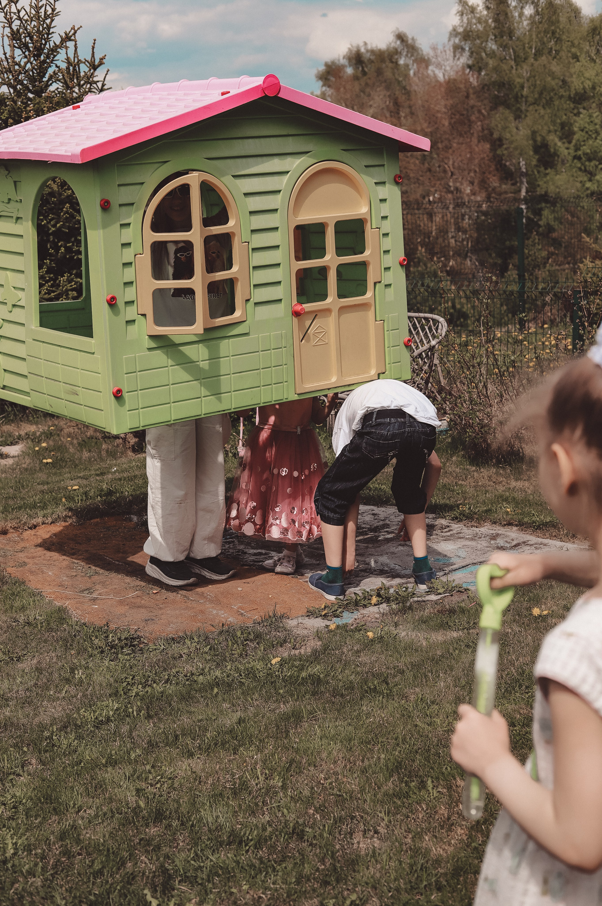 Домашняя фотосессия - Большая красивая семья летом. Семейный и женский фотограф Кемерово Мария Степ