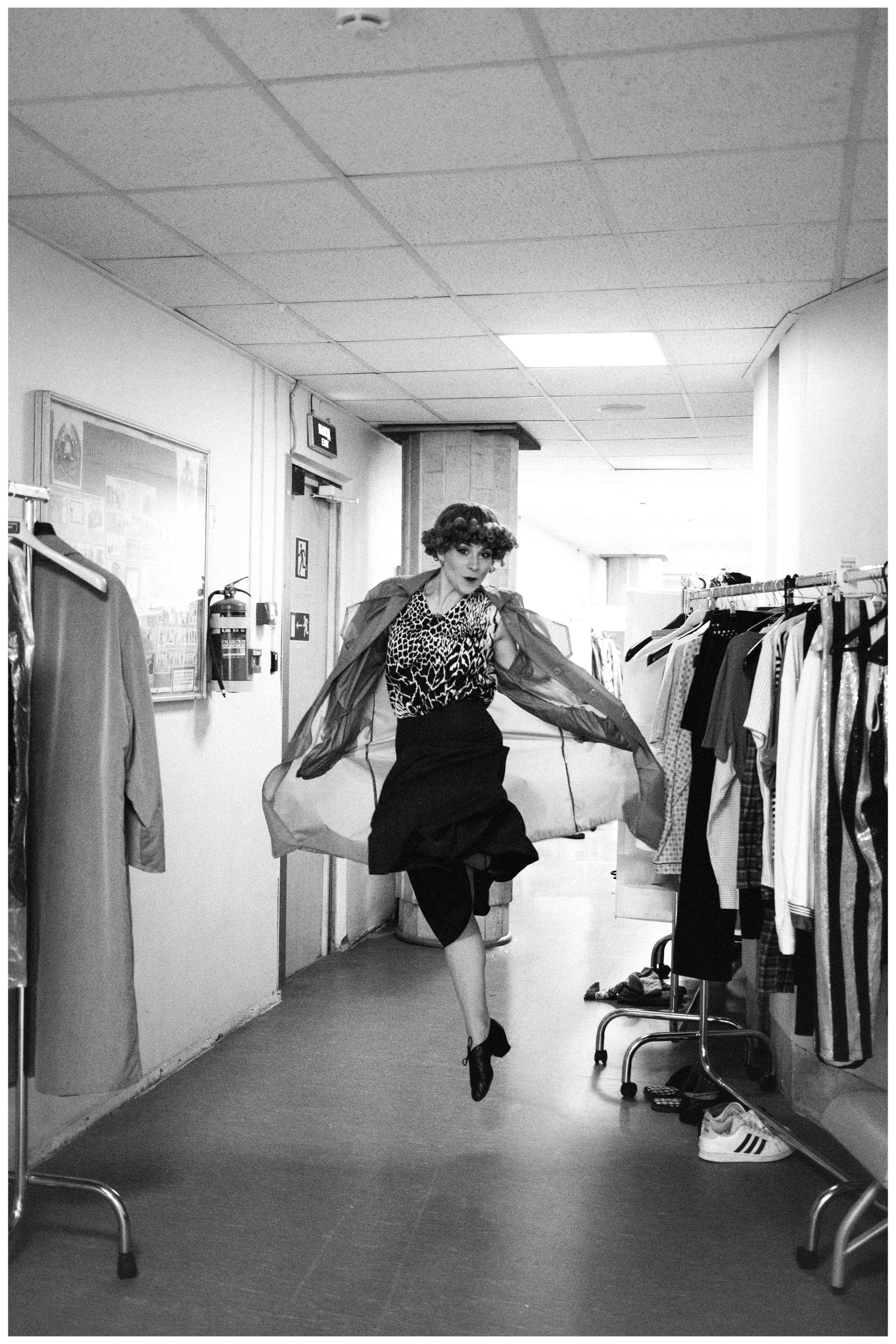 Theatre backstages. Portrait and backstage photographer Nina Crane