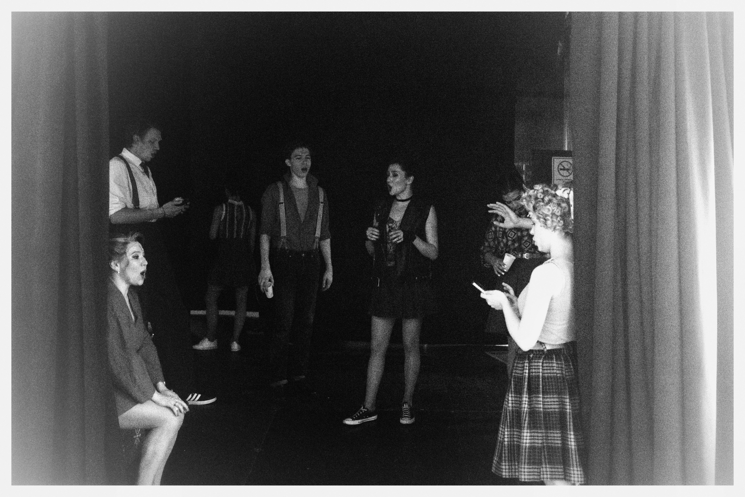 Theatre backstages. Portrait and backstage photographer Nina Crane