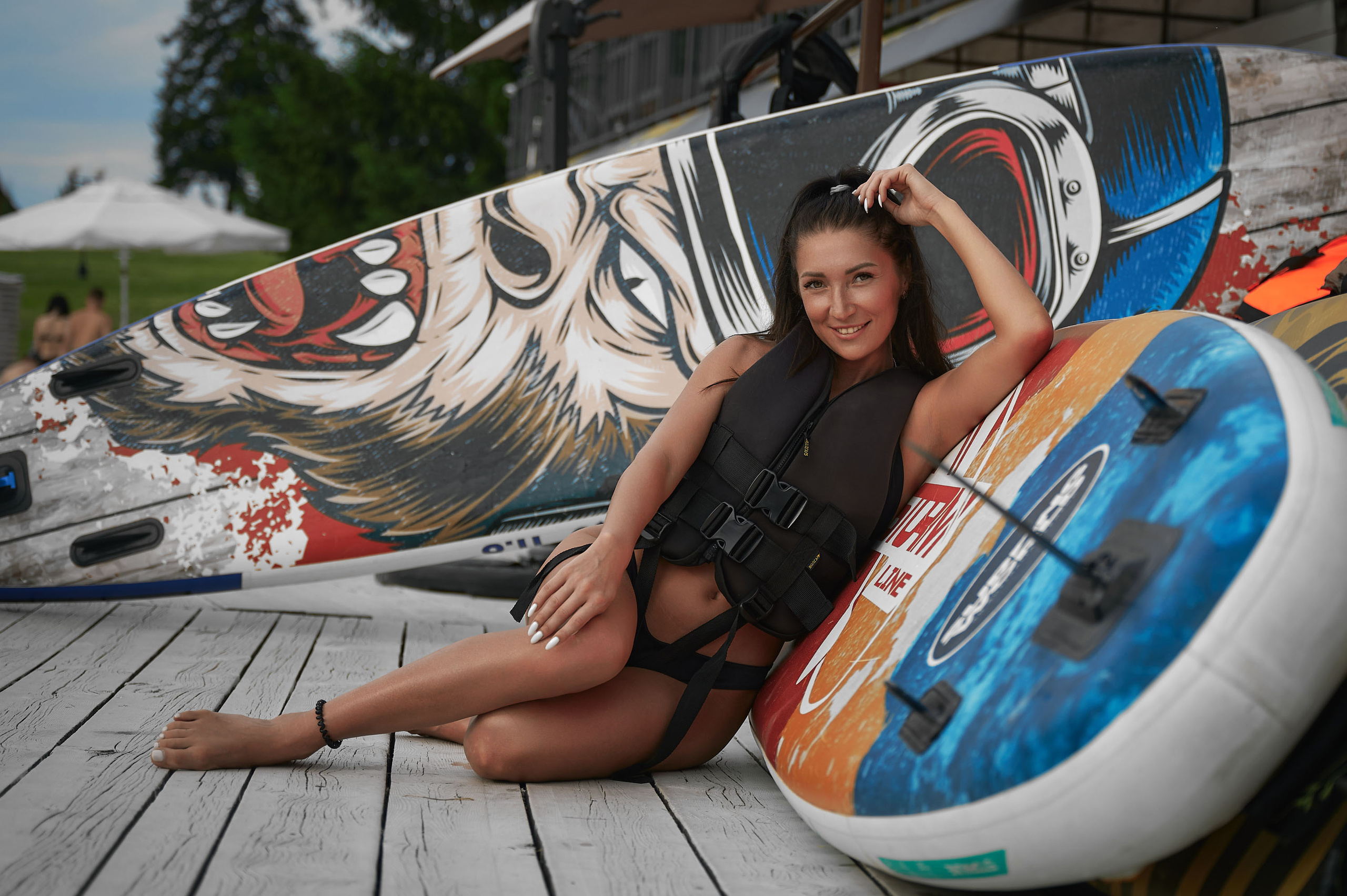 Фотосет на SUP-борде. Фотограф Барнаул Горный Алтай