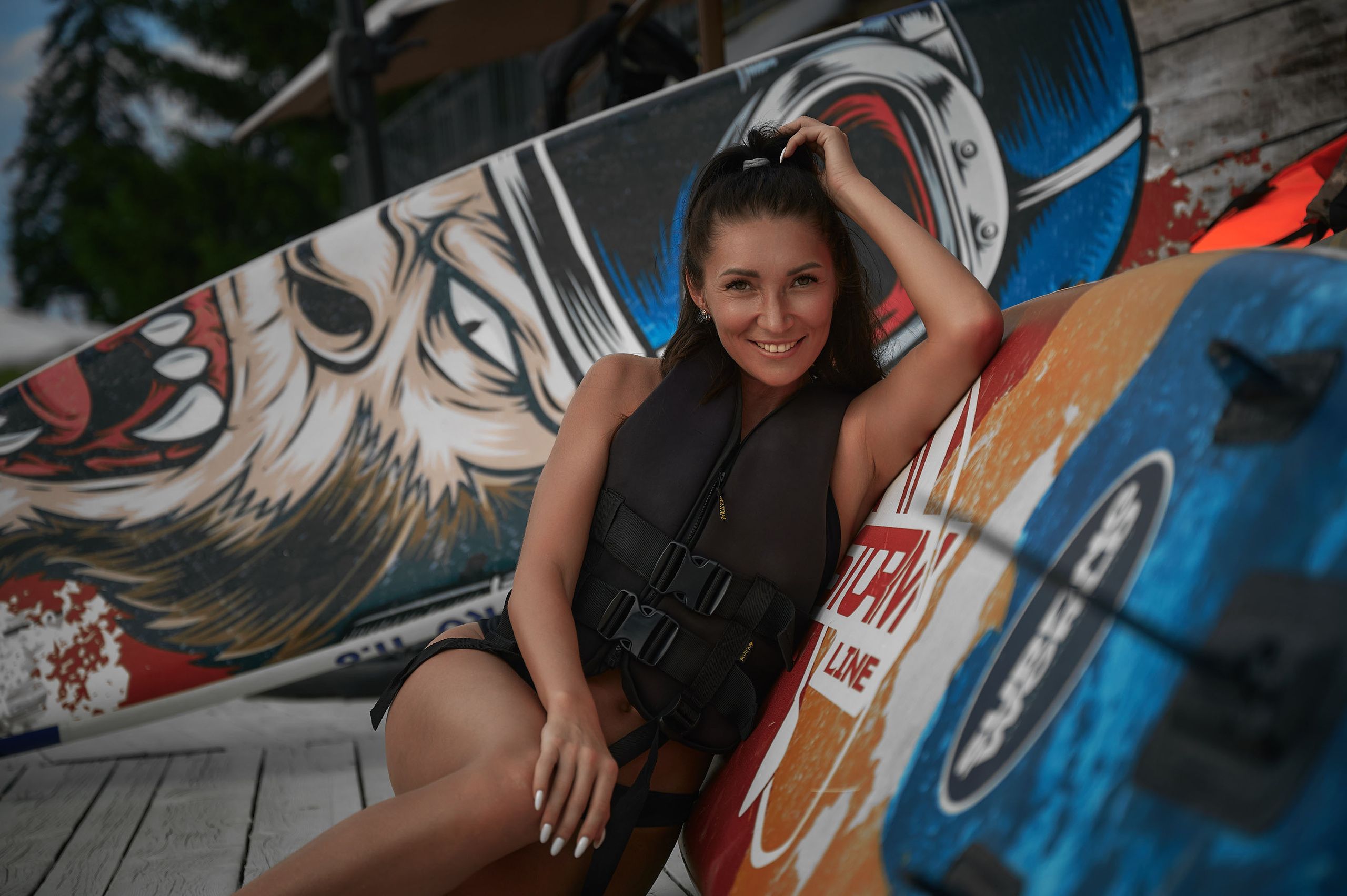 Фотосет на SUP-борде. Фотограф Барнаул Горный Алтай