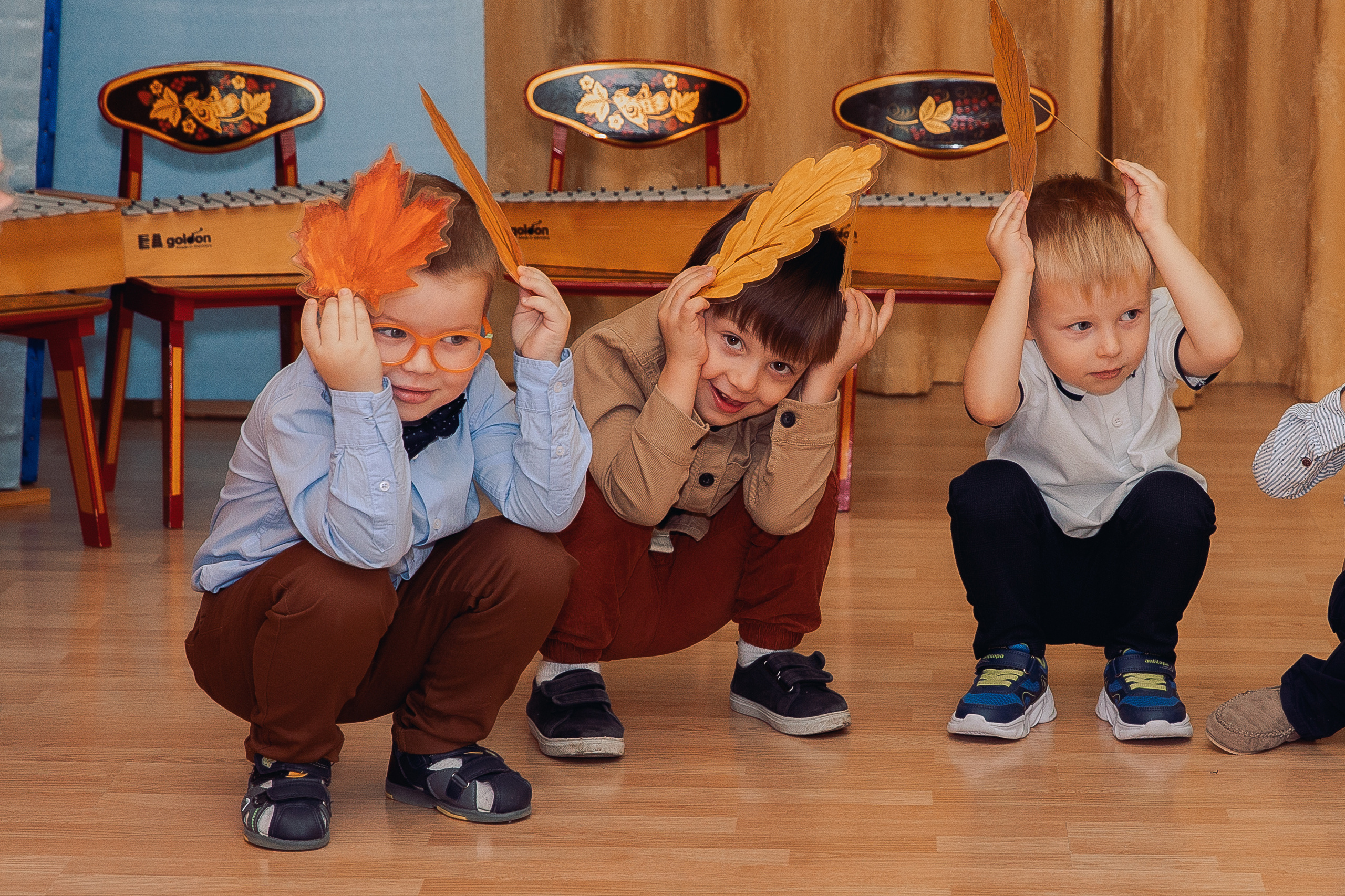 Праздник осени в средней группе детского сада. Фотограф и режиссер Московко Екатерина