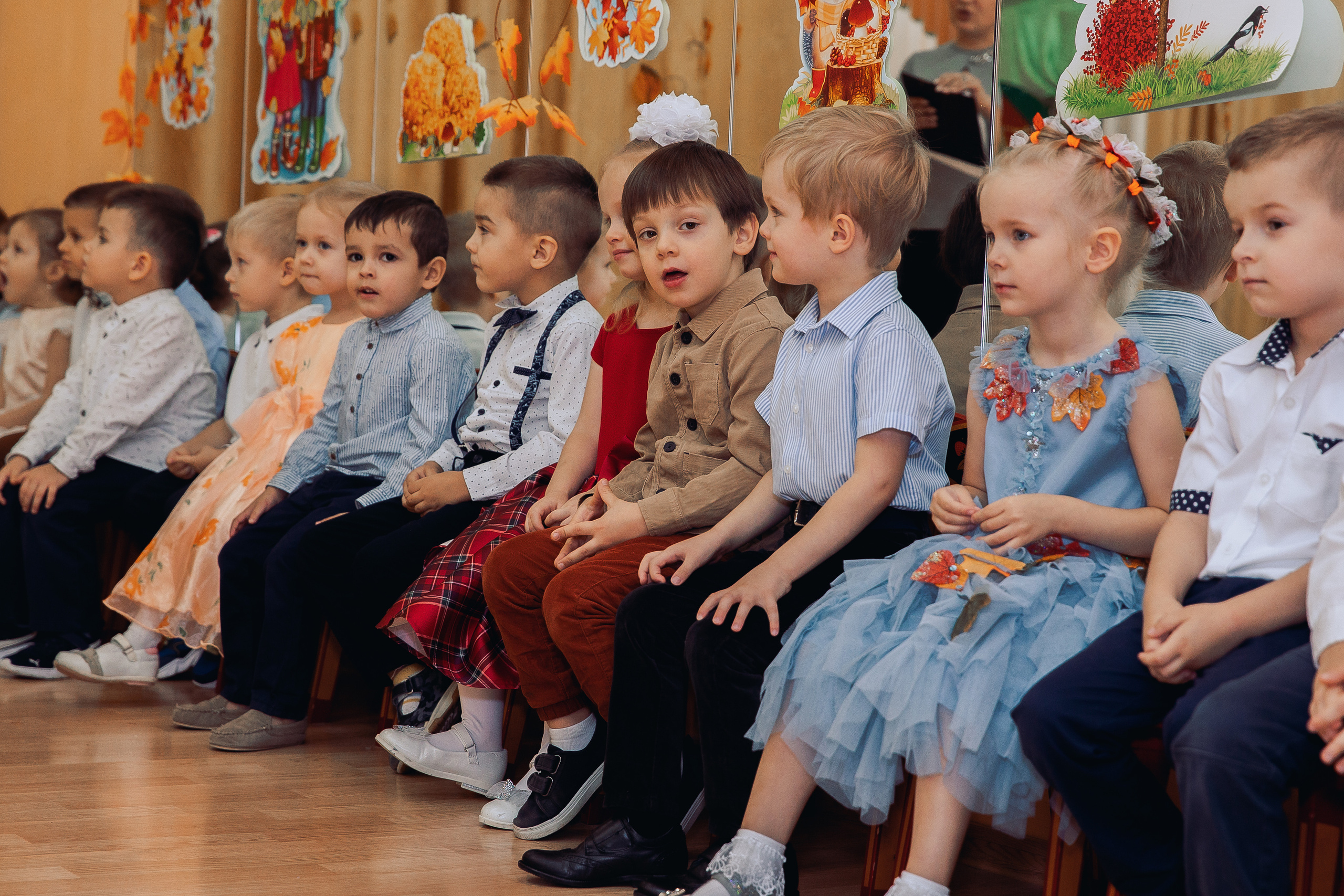 Праздник осени в средней группе детского сада. Фотограф и режиссер Московко Екатерина
