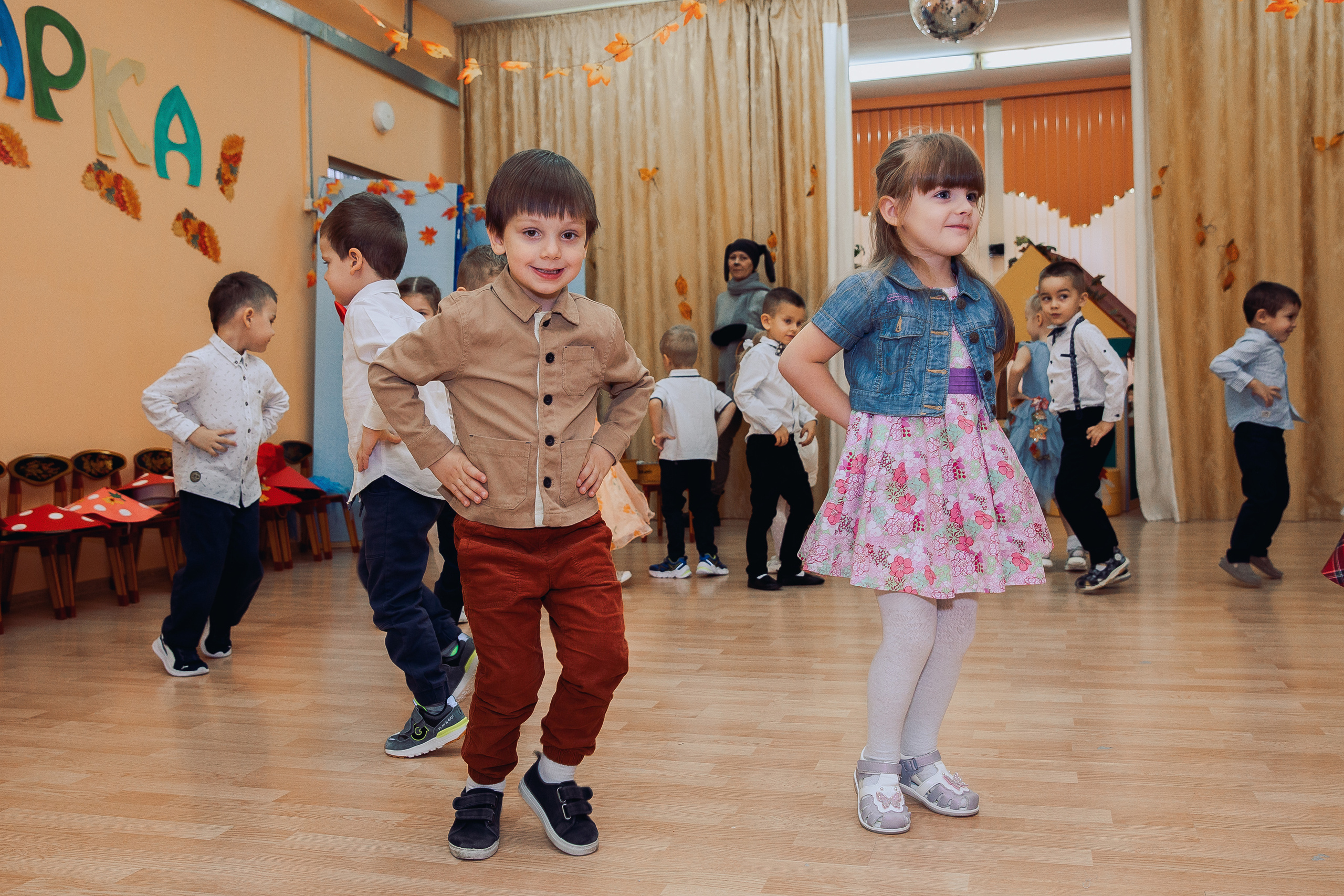 Праздник осени в средней группе детского сада. Фотограф и режиссер Московко Екатерина