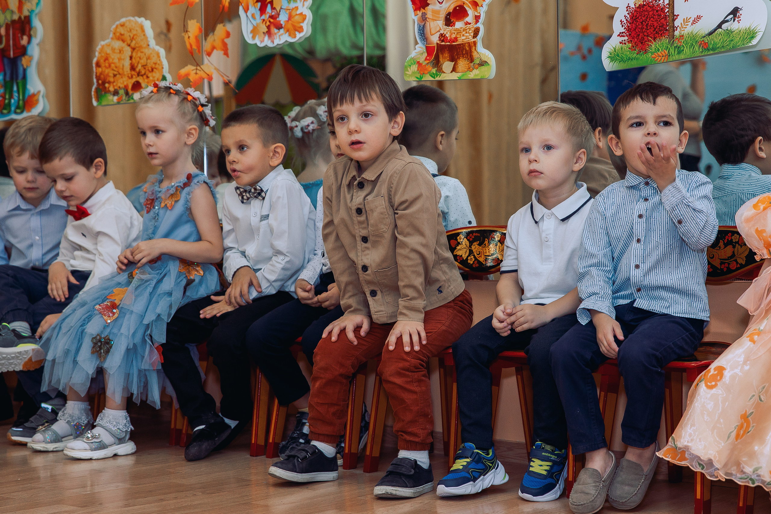 Праздник осени в средней группе детского сада. Фотограф и режиссер Московко Екатерина