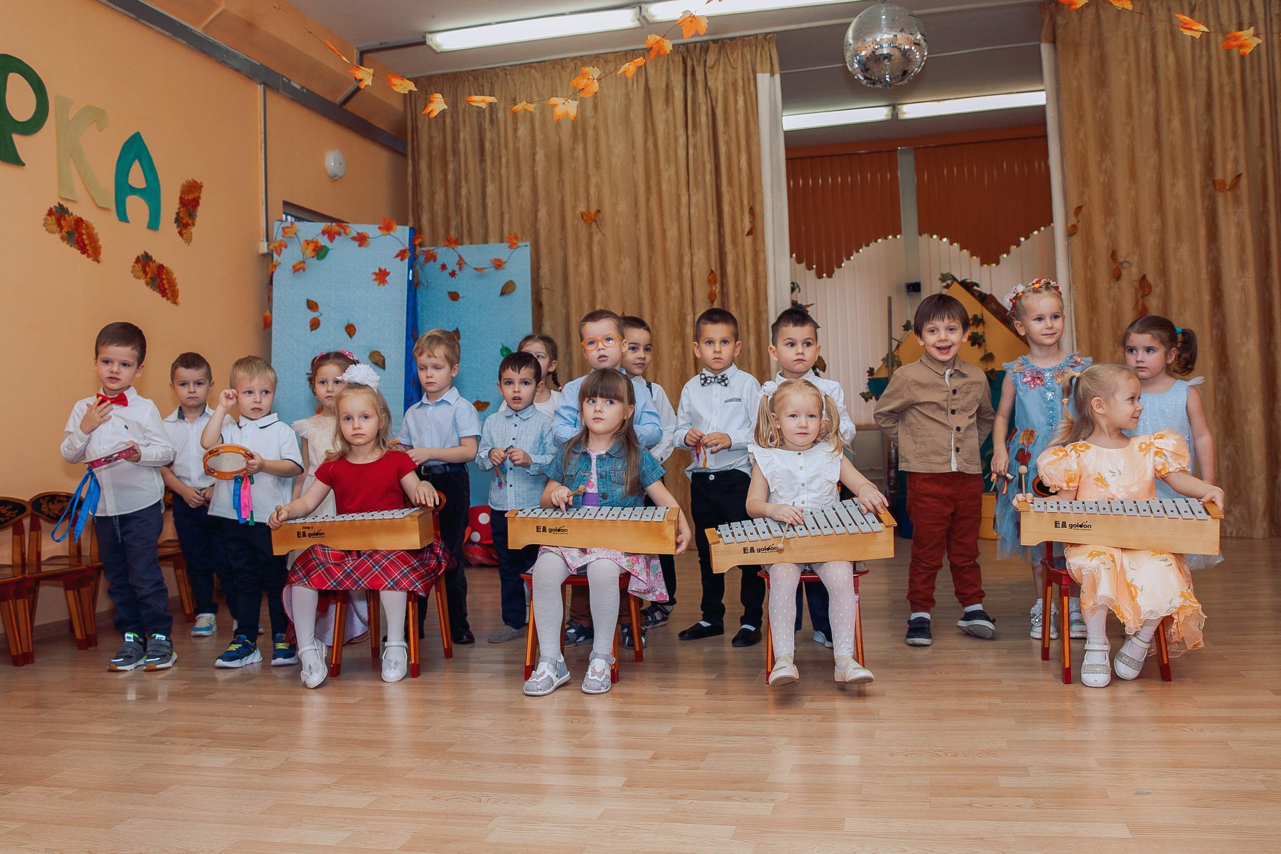 Праздник осени в средней группе детского сада. Фотограф и режиссер Московко Екатерина