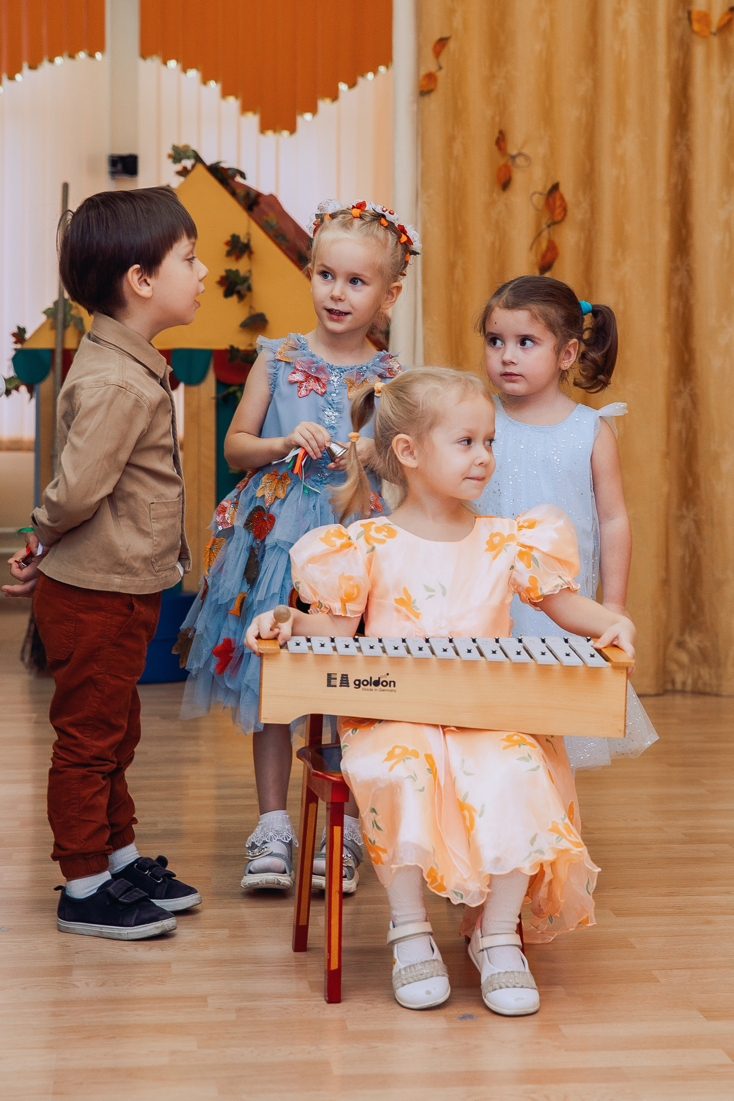 Праздник осени в средней группе детского сада. Фотограф и режиссер Московко Екатерина