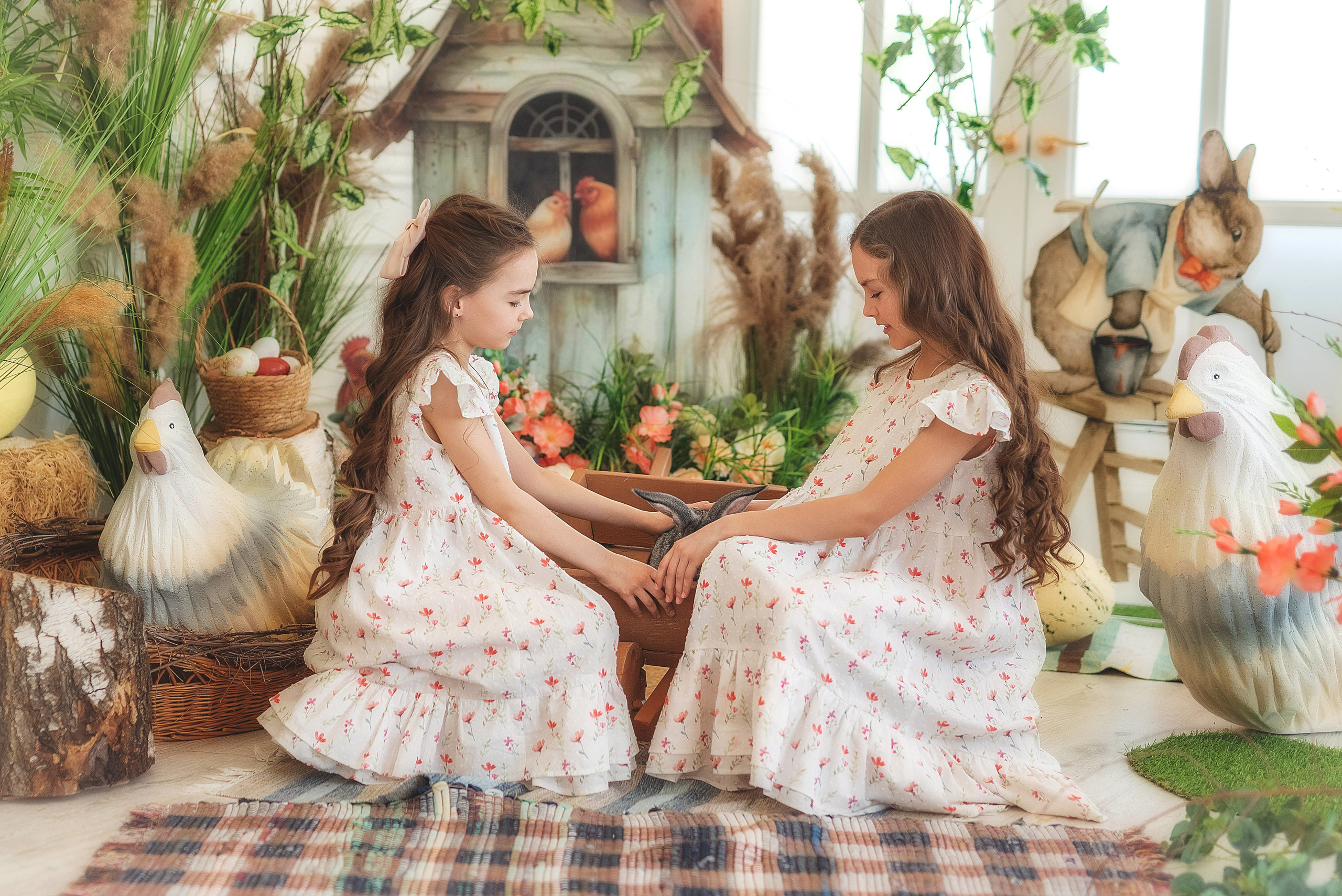 Детская пасхальная фотосессия. Семейный, детский фотограф в Воронеже Анна Никитина
