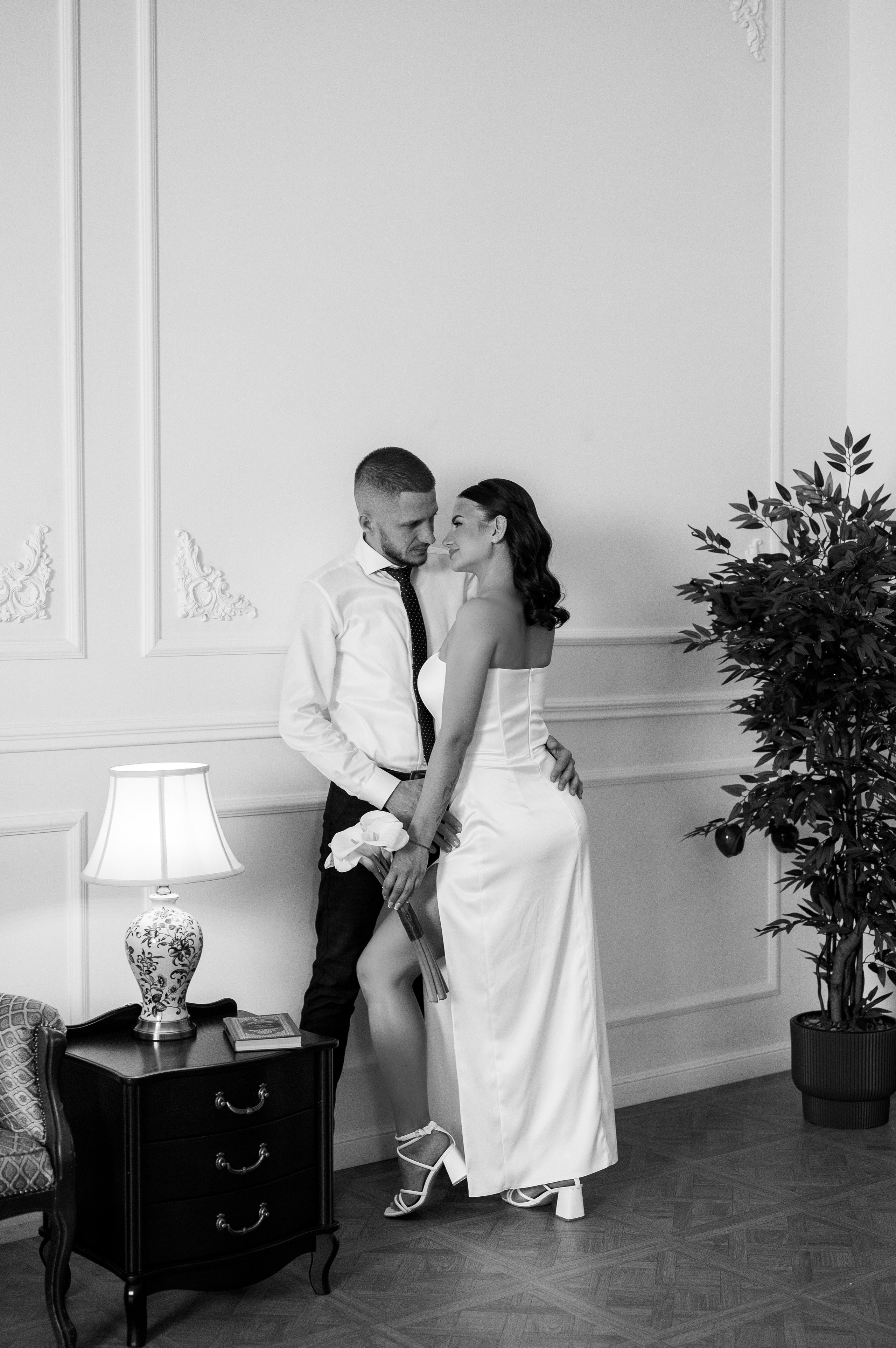 Свадебная фотосессия в студии. Свадебный и семейный фотограф в Краснодаре Алина Мельник