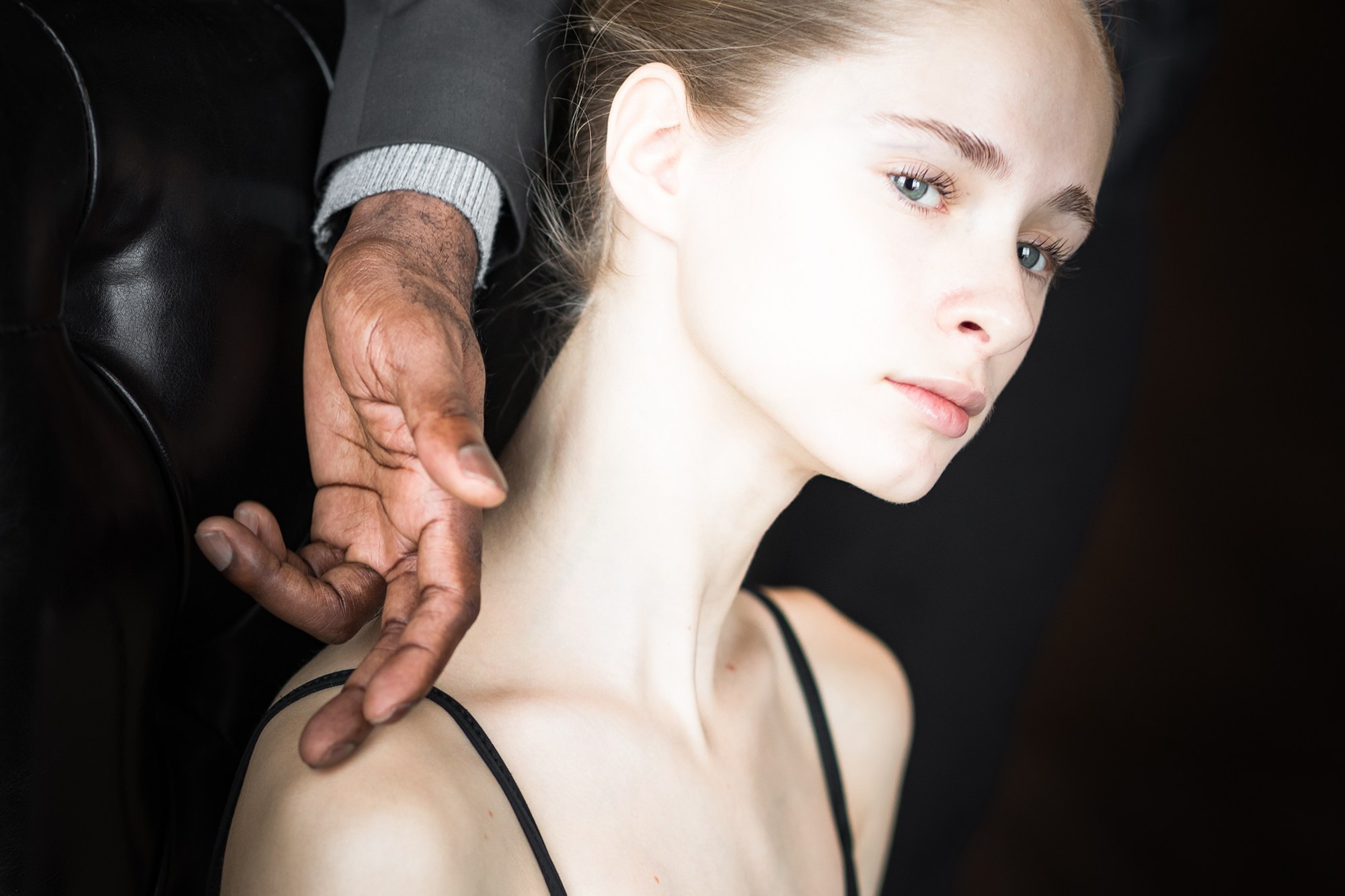 Studio portrait. Documentary and art photographer Alexey Terentyev