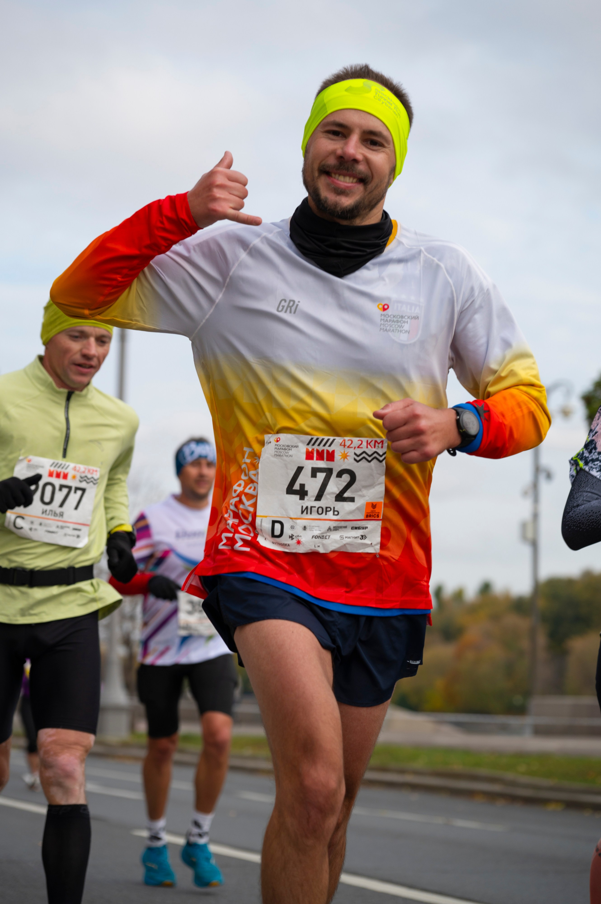 Спортивные мероприятия: Московский марафон 2024. Фотограф Михаил Волков