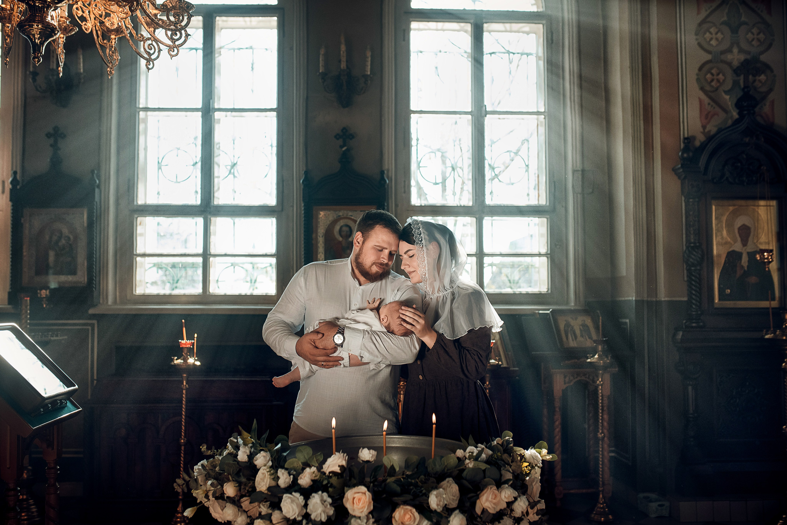 Крещение Святослава.Рахманово. Свадебный, семейный и детский фотограф в Москве и области