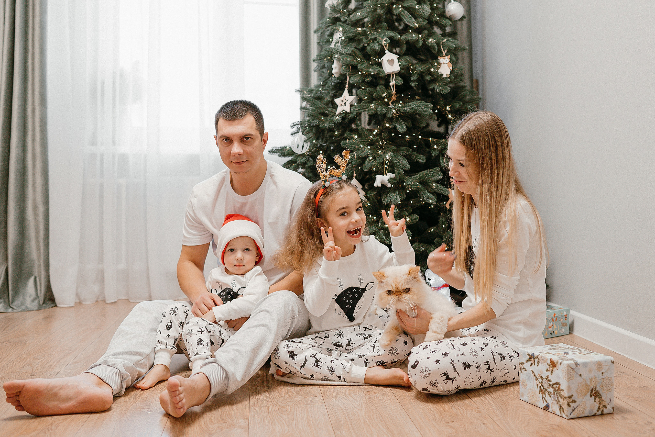 Домашняя новогодняя история. Свадебный и семейный фотограф в Ростове-на-Дону Алина Астахова