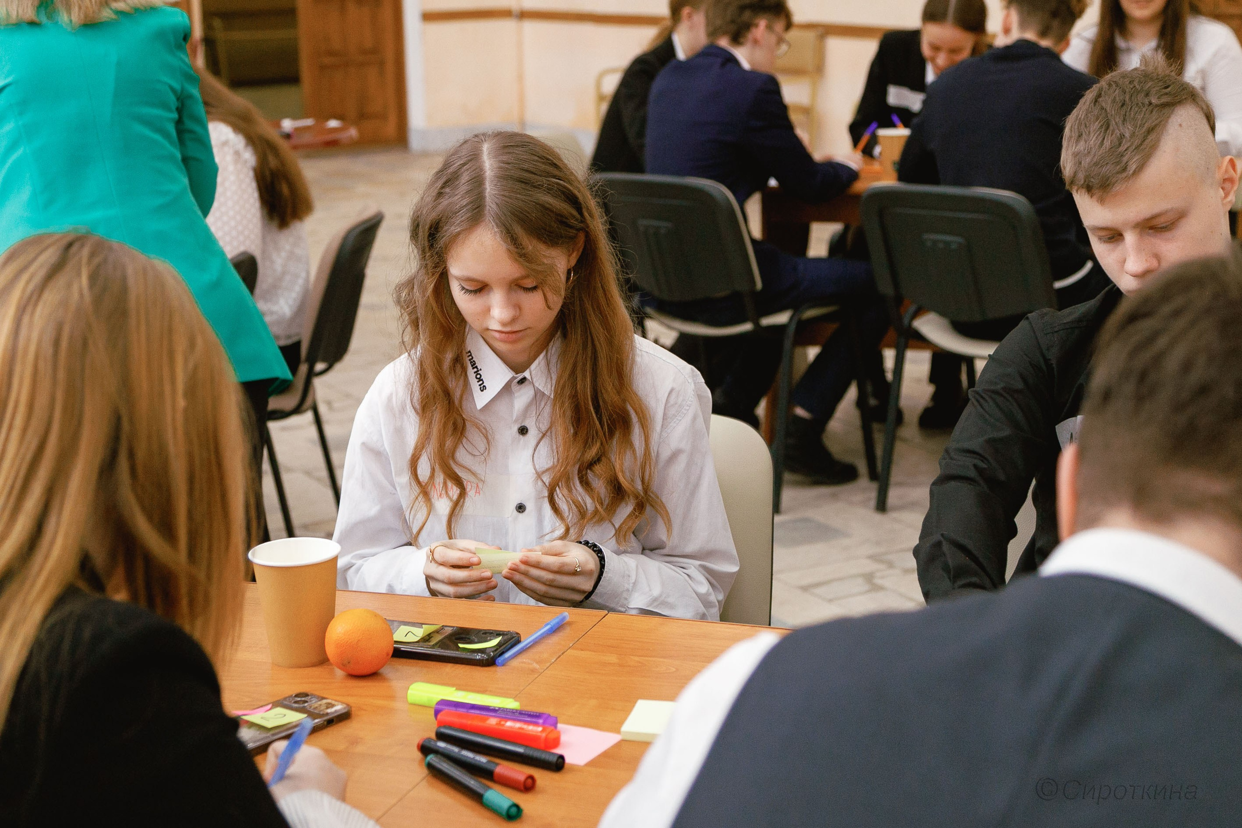 Встреча со школьниками города Починок