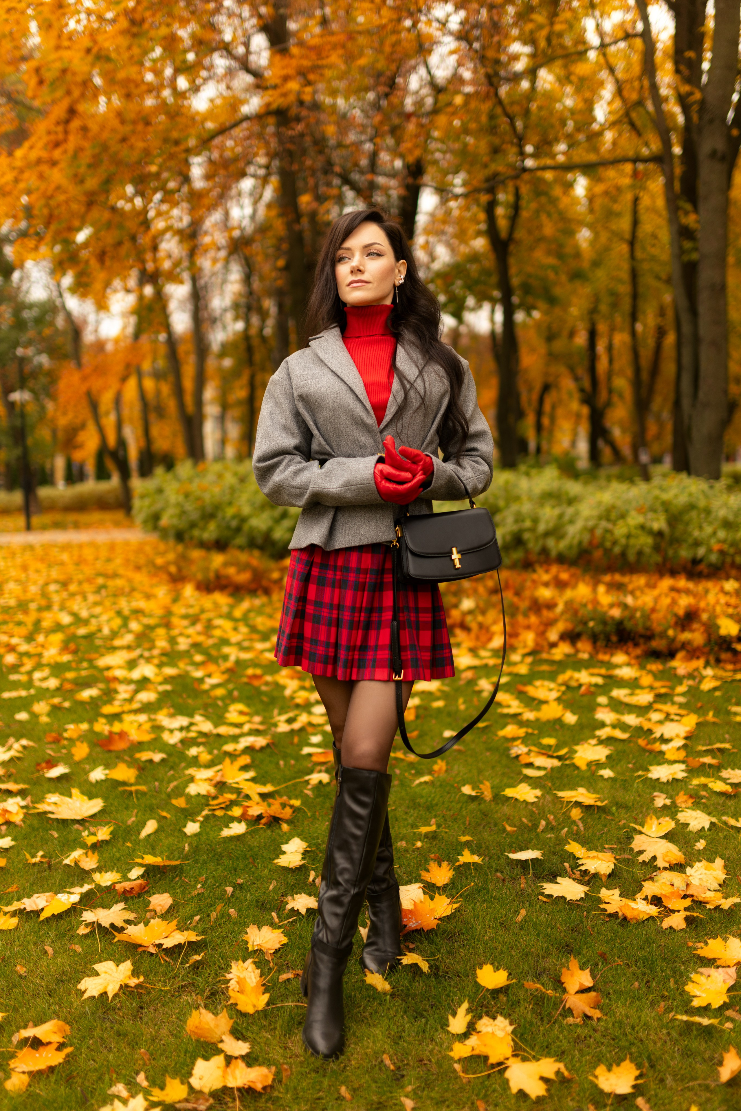 Фотосет с Екатериной в парке на осеннюю тему для «себя»