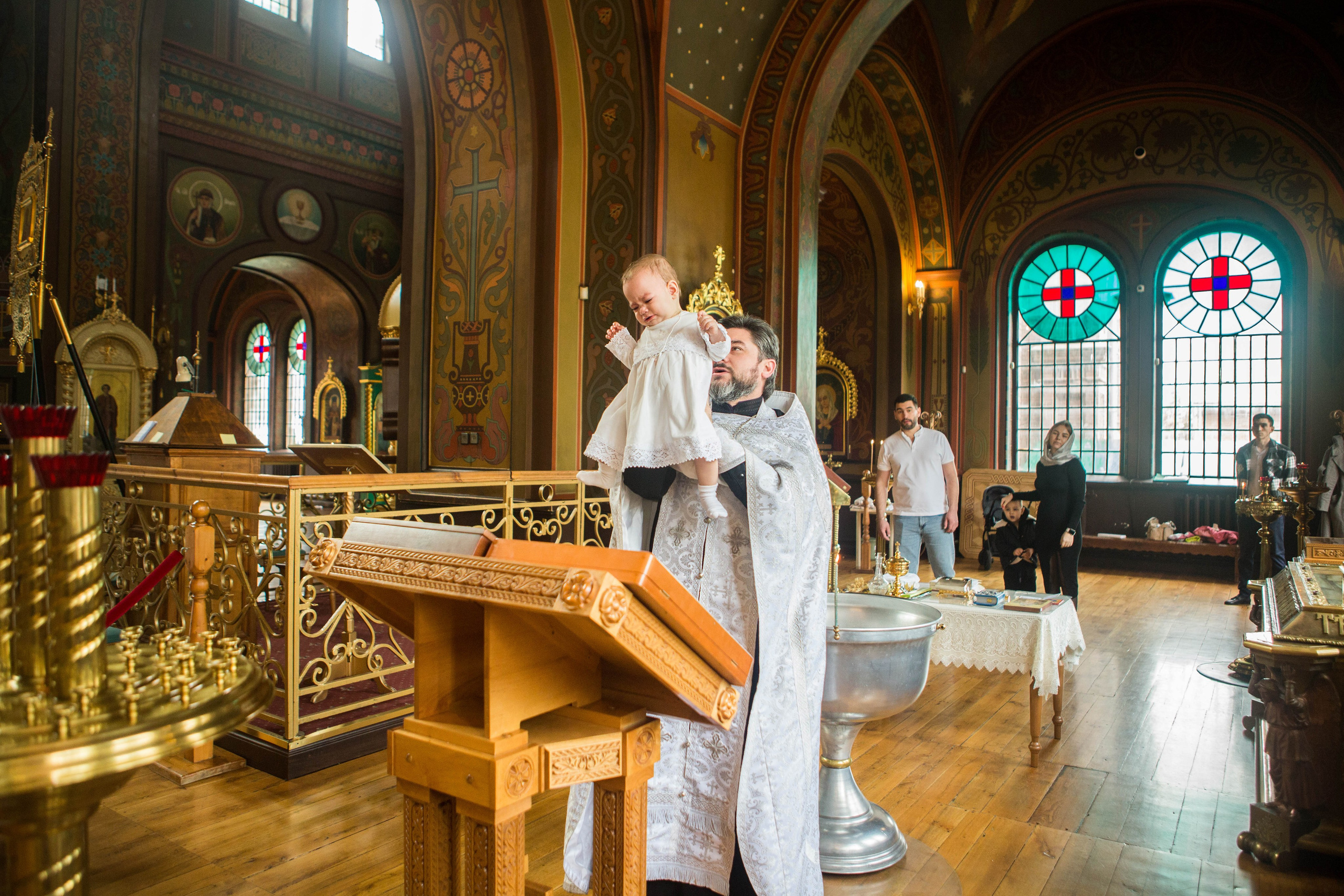 Крещение Елизаветы. Свято-Троицкий Собор. Свадебный семейный и детский фотограф в Краснодаре Карина Федоровская