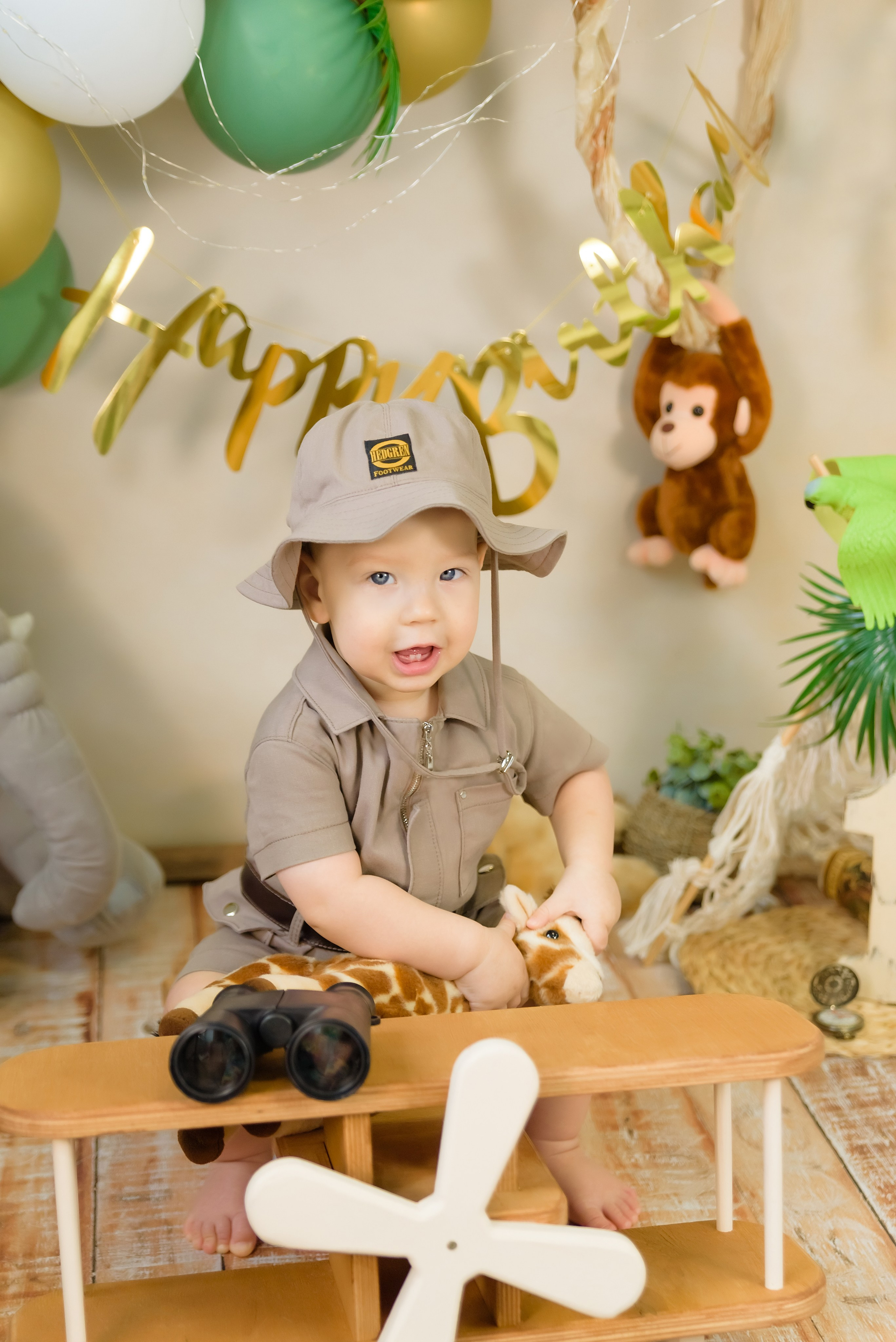 «Сафари» Костя 1 годик. Детский Фотограф |Фотограф на годик в Брянске Ирина Романова