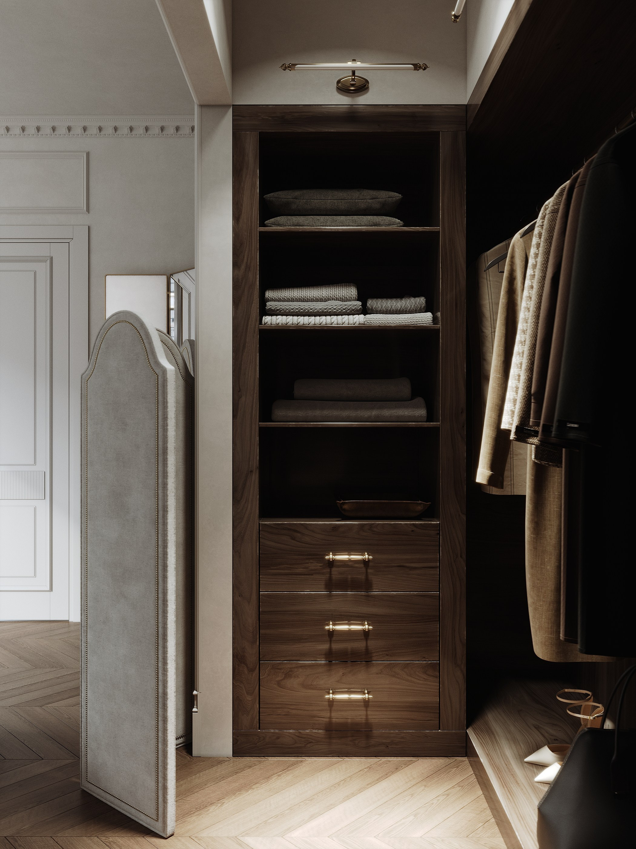 Спальня ЖК «Опера» г. Тюмень. 3d визуализатор Валерия Романова