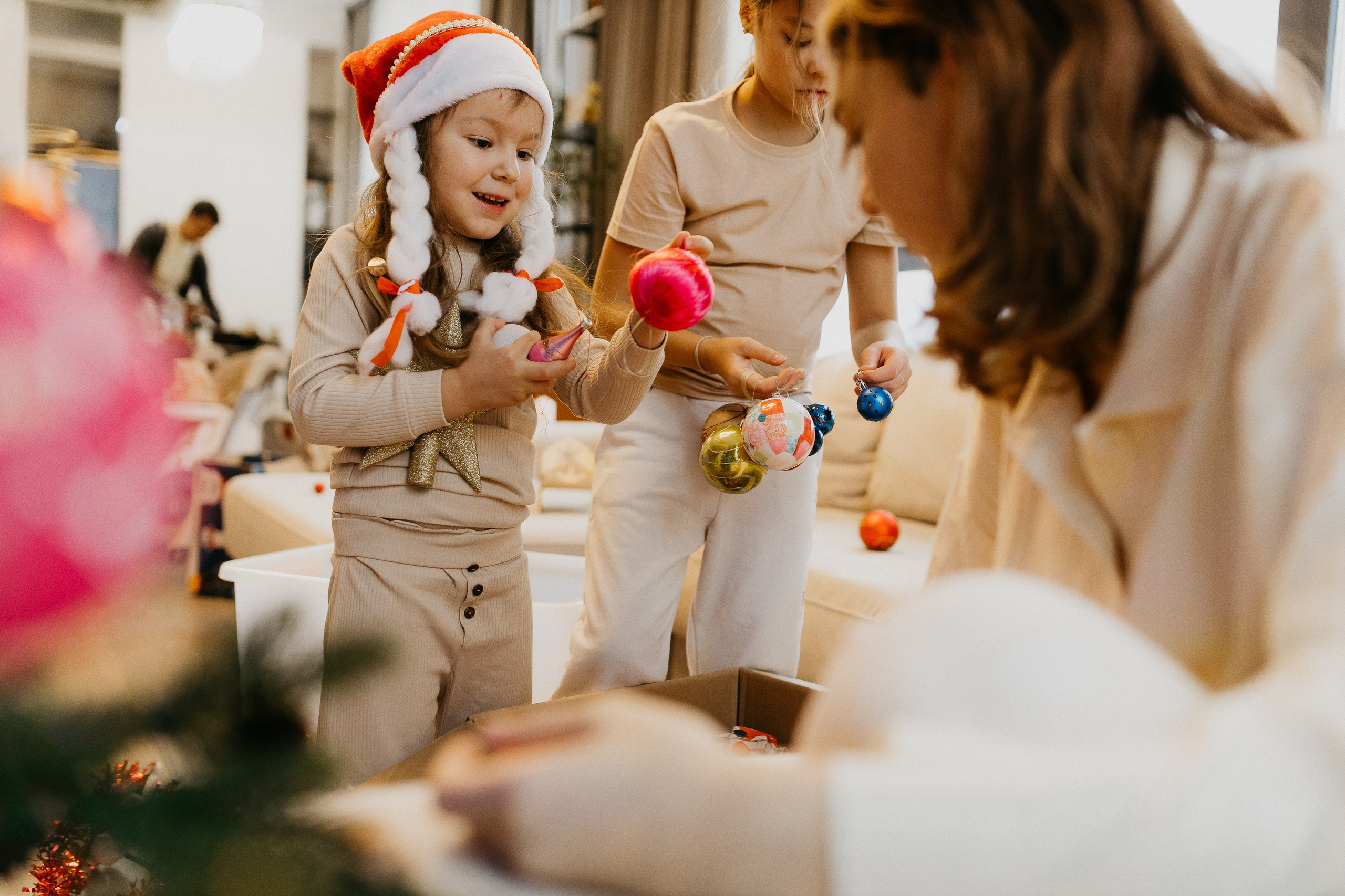 Домашняя предновогодняя история. Семейный фотограф Маша Тимофеева | Москва