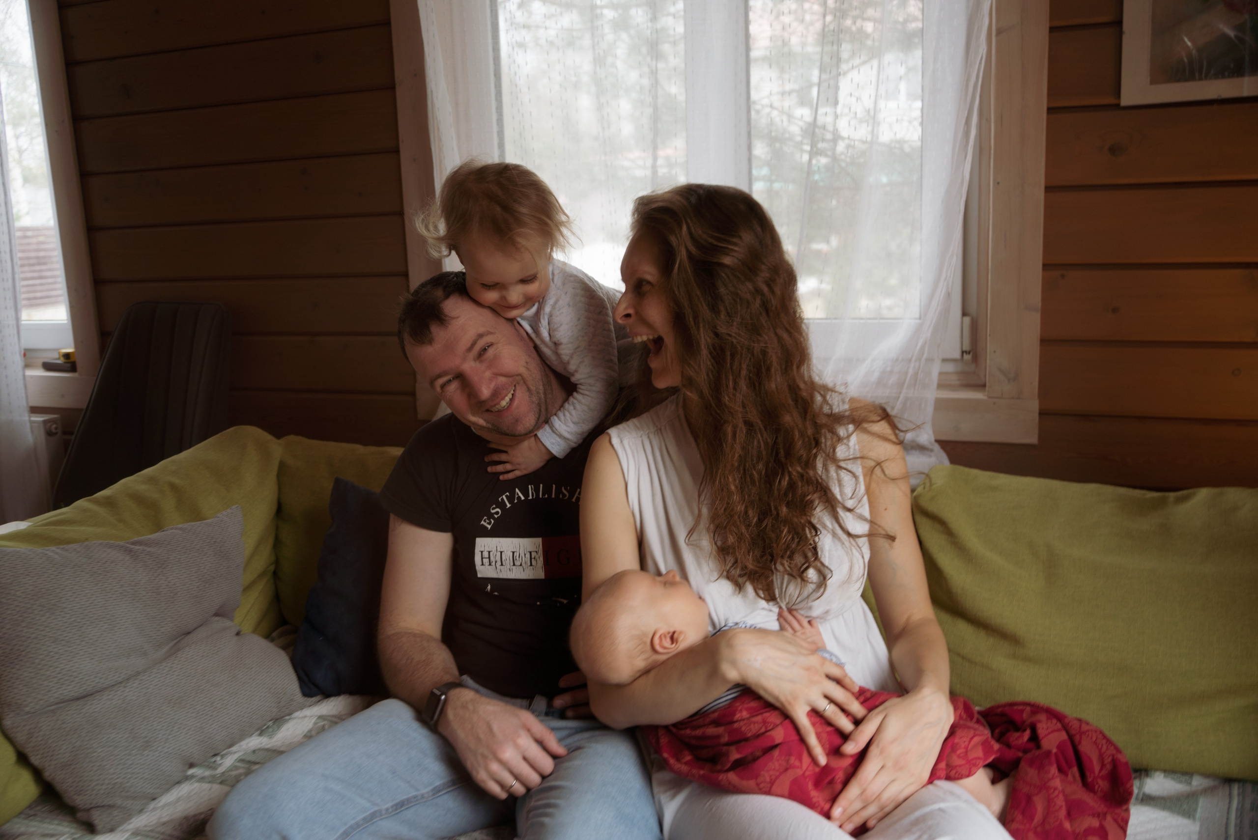 Домашняя фотосессия с двумя детьми. Видеограф Осинина Татьяна — видеосъемка в Москве