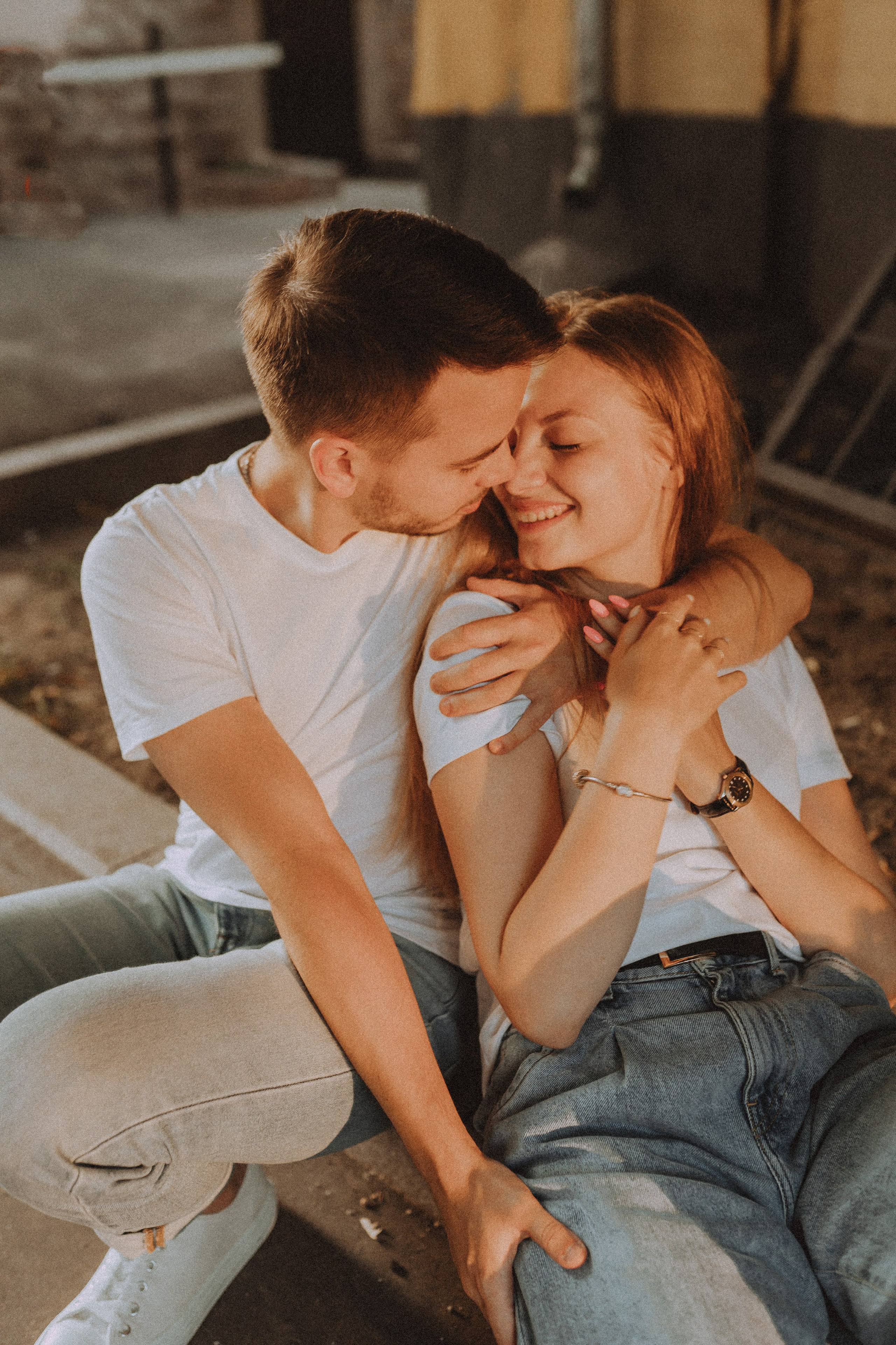 Двое в центре города. Семейный и свадебный фотограф в Москве Оксана Гапеева