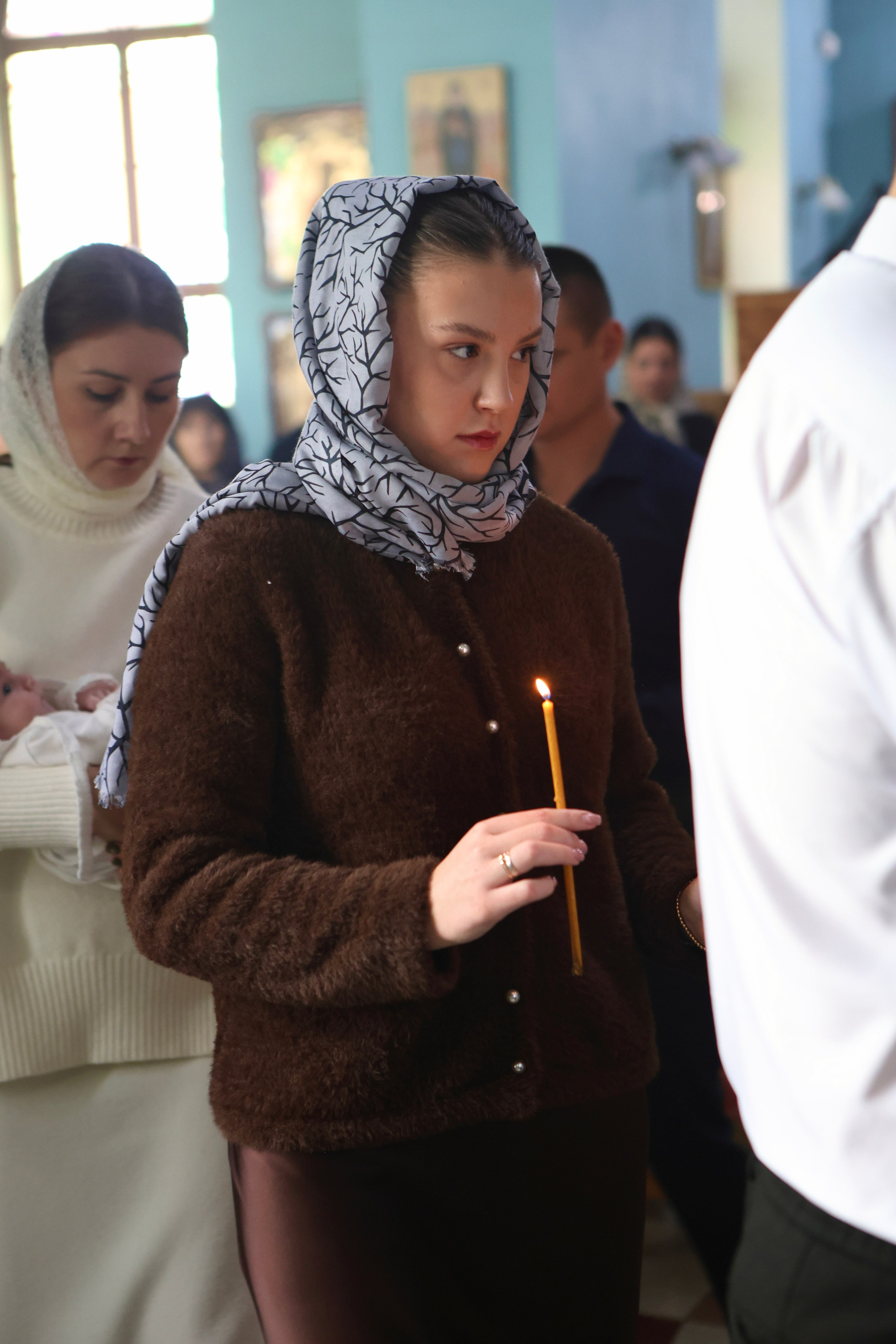 Яна и Максим —крещение Михаила. Фотограф в Курске Смирнов Евгений