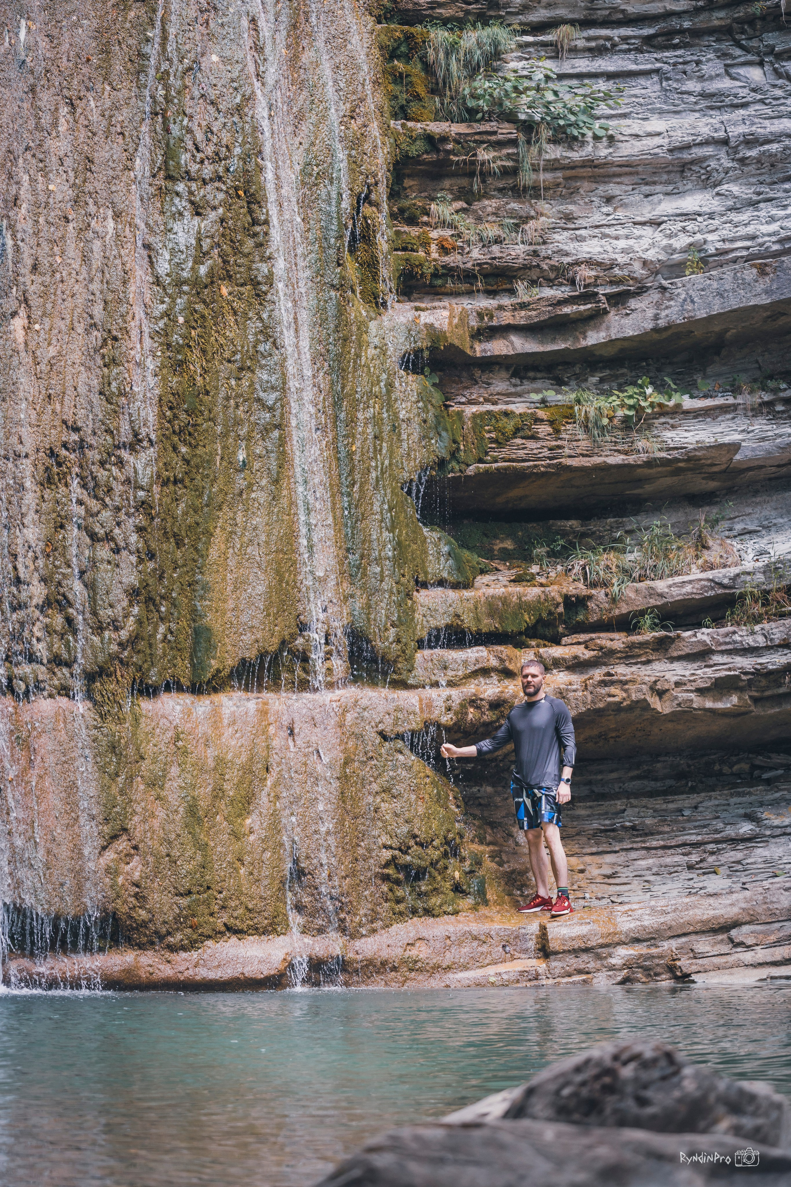 Поход на водопады Куаго с командой Мадьяр 23.07.24. Репортажный фотограф в Краснодаре Рындин Дмитрий