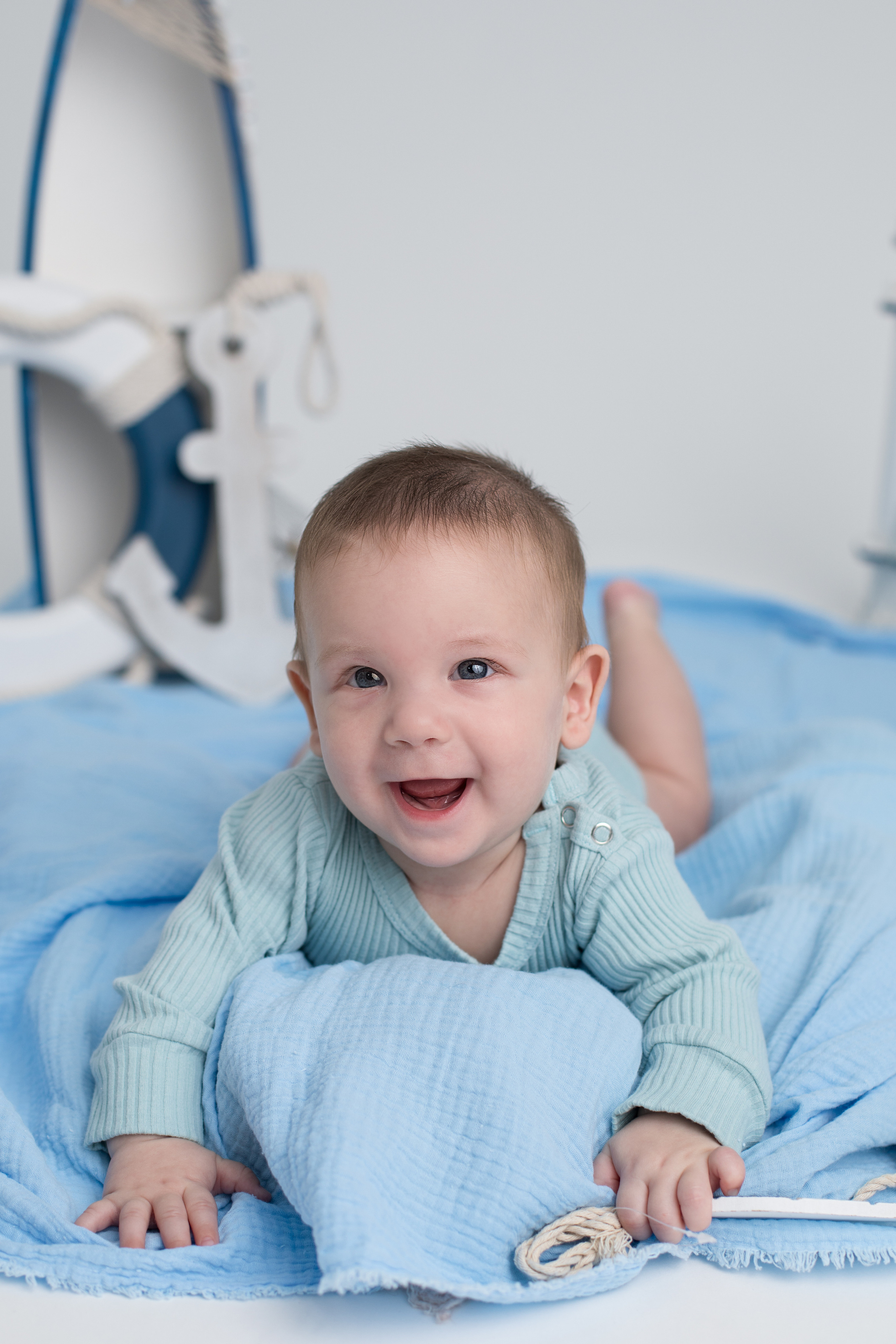 Егор 5 месяцев. Таня Пономарева — детский фотограф в Воронеже