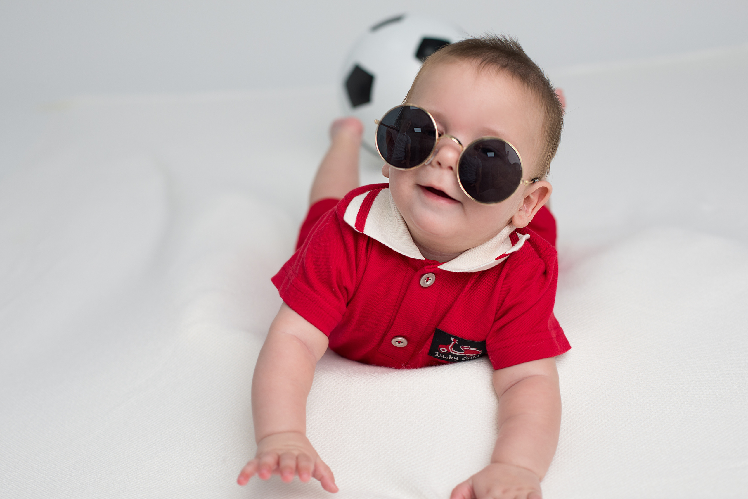 Егор 5 месяцев. Таня Пономарева — детский фотограф в Воронеже