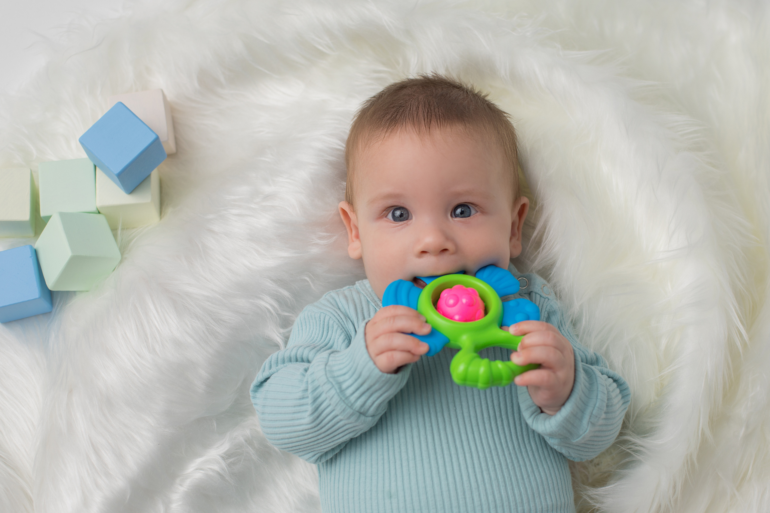 Егор 5 месяцев. Таня Пономарева — детский фотограф в Воронеже