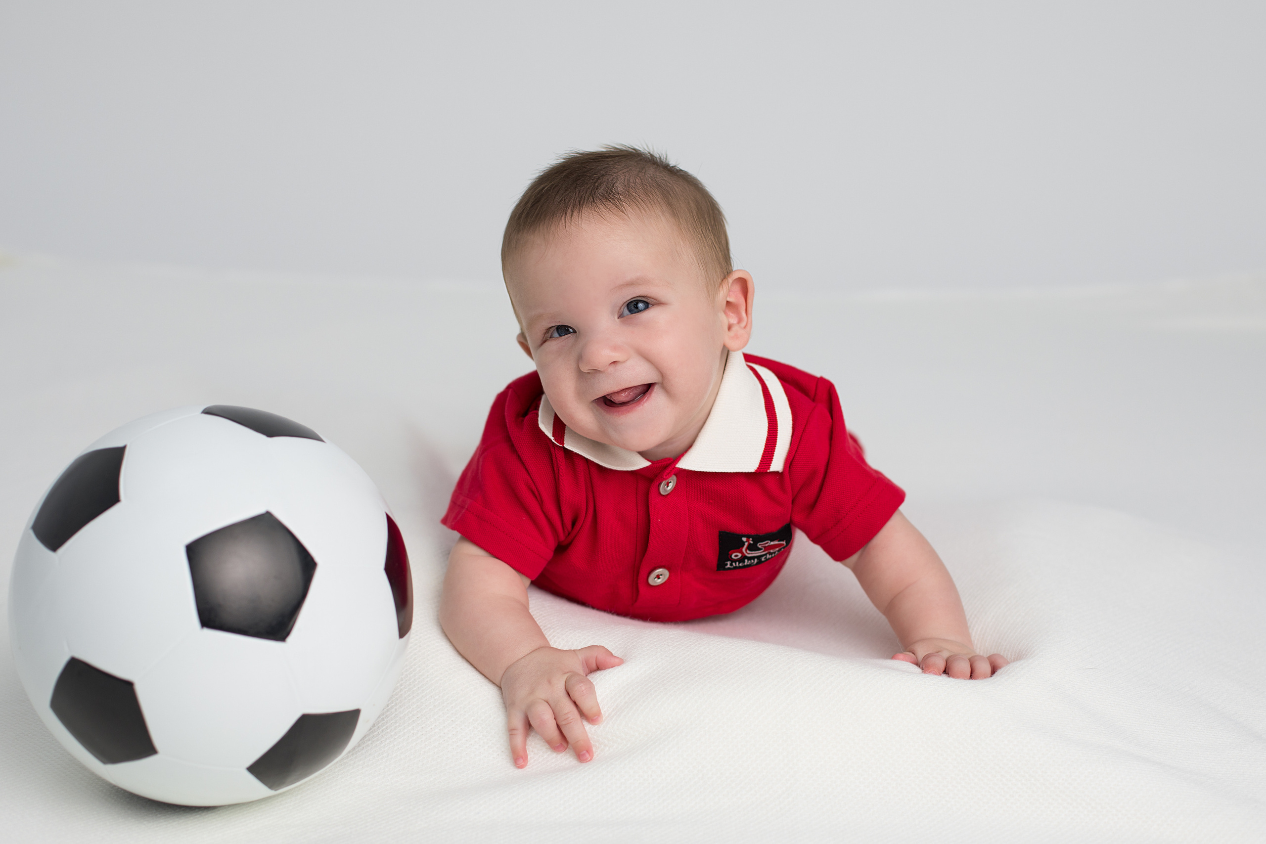 Егор 5 месяцев. Таня Пономарева — детский фотограф в Воронеже
