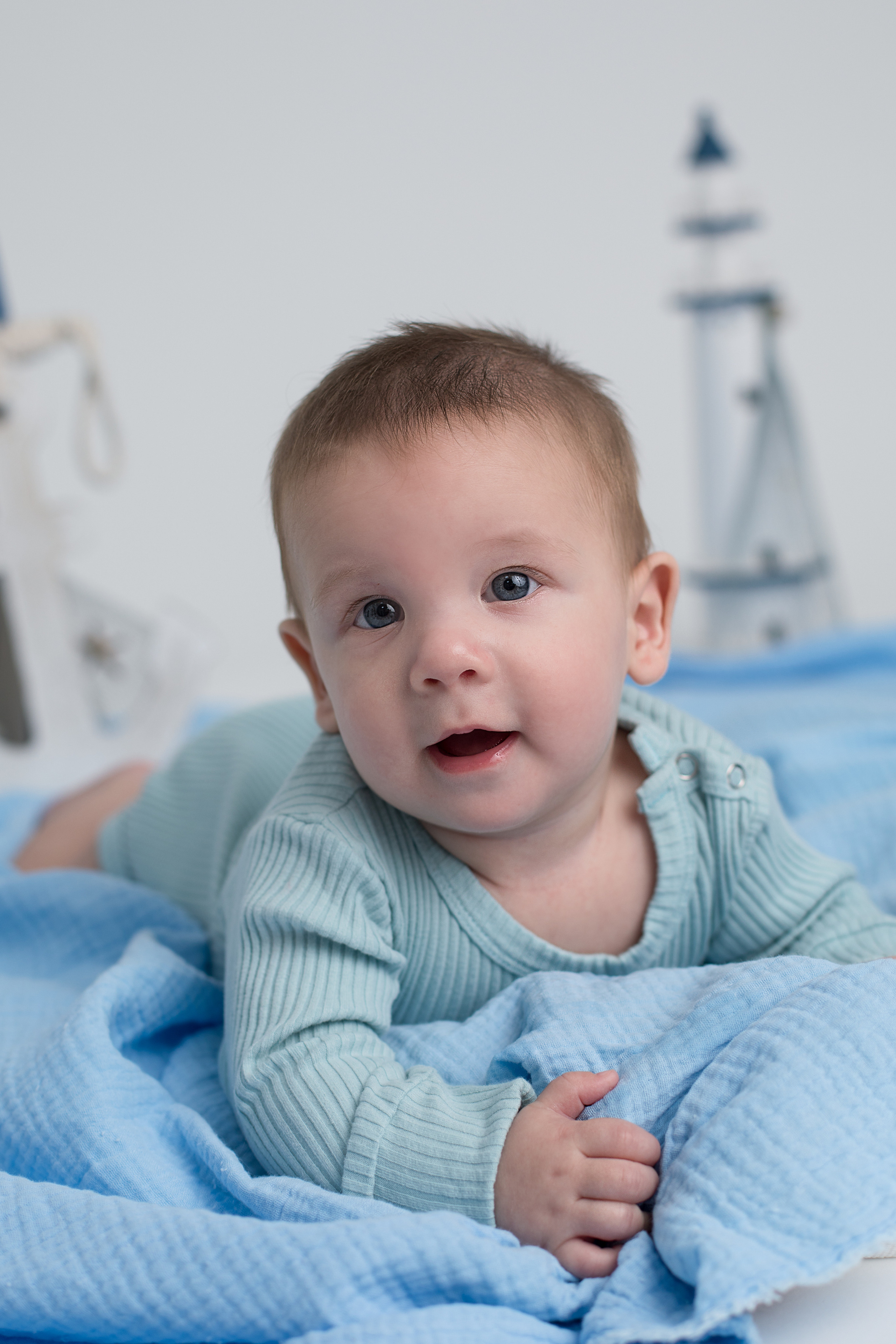 Егор 5 месяцев. Таня Пономарева — детский фотограф в Воронеже