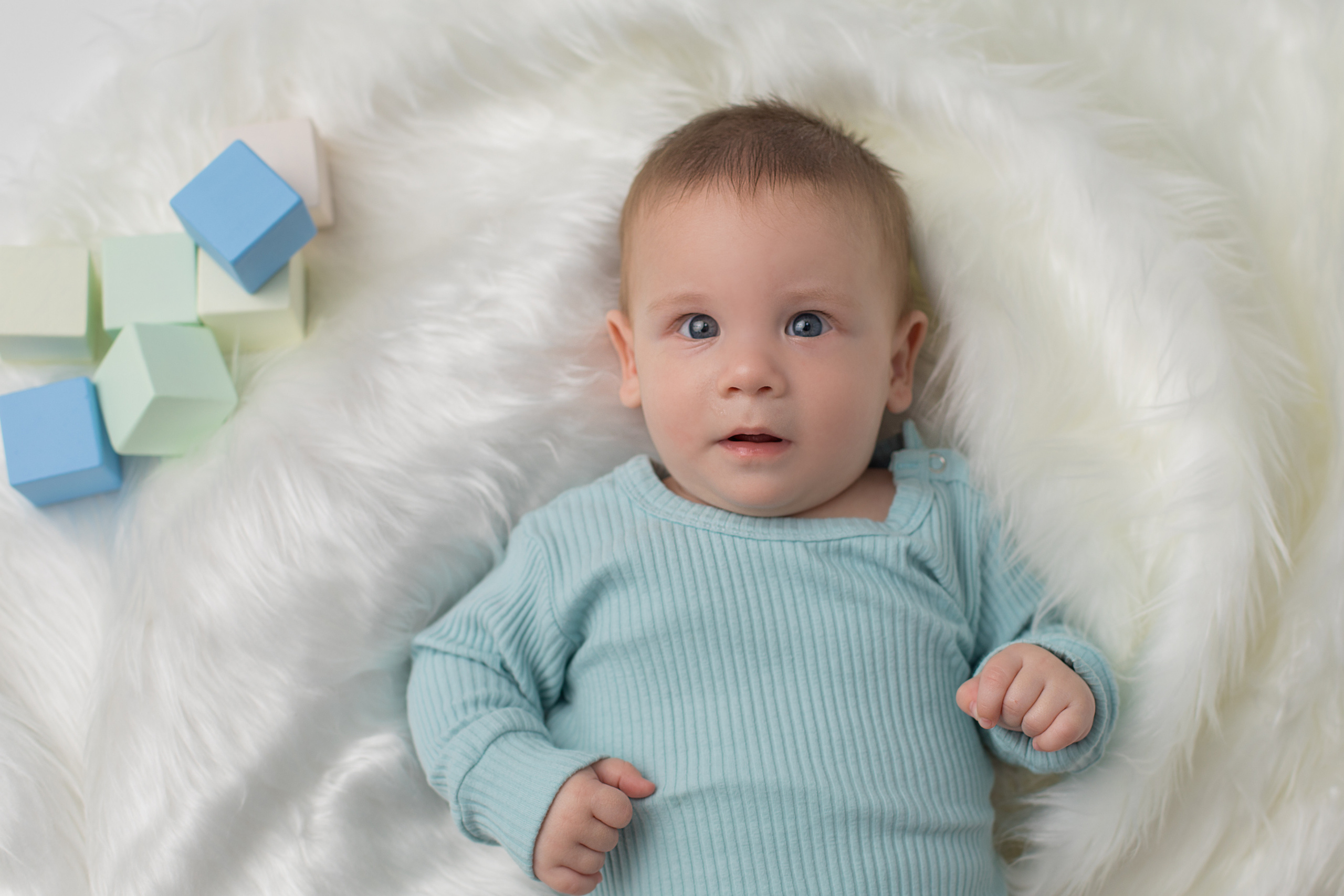 Егор 5 месяцев. Таня Пономарева — детский фотограф в Воронеже