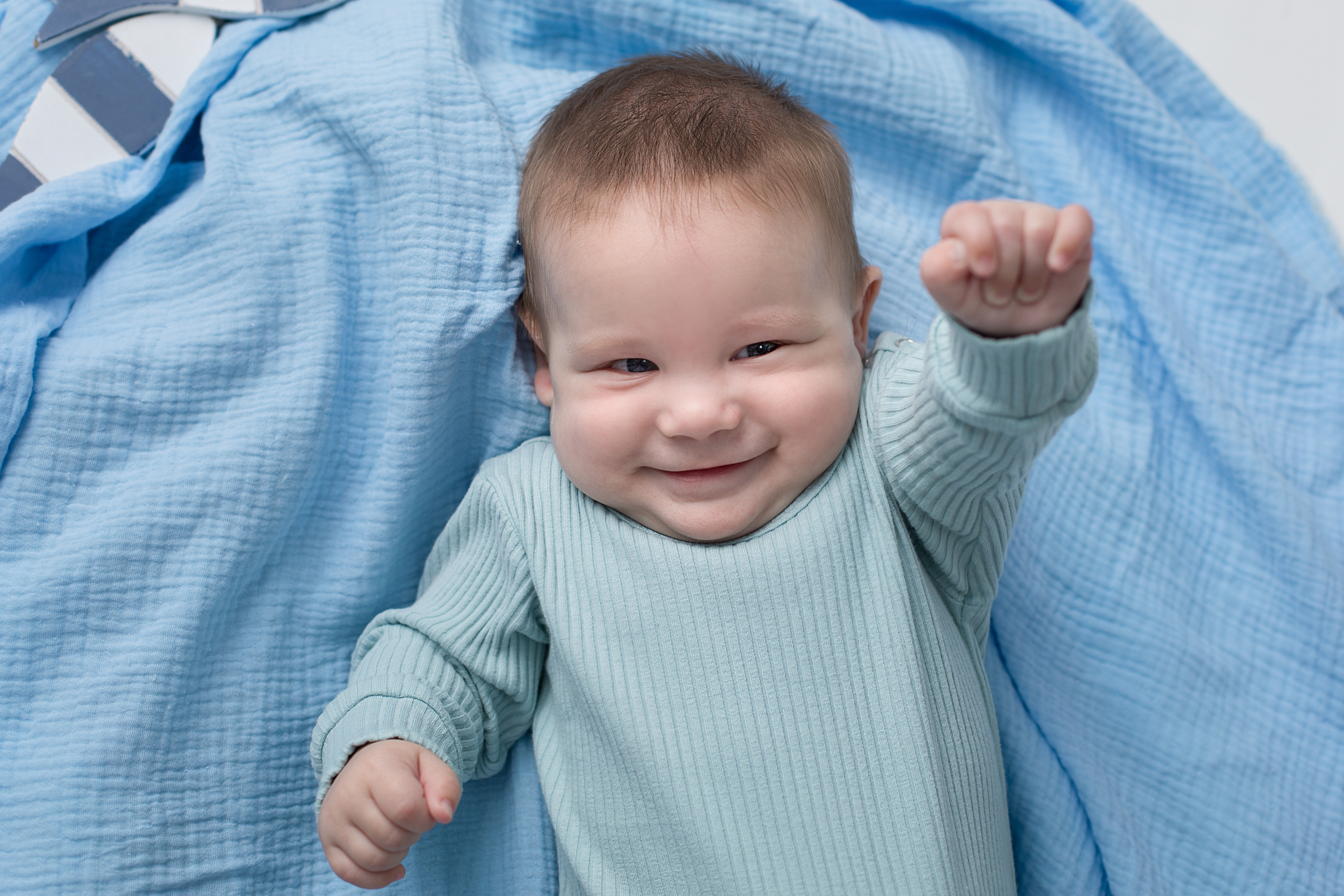 Егор 5 месяцев. Таня Пономарева — детский фотограф в Воронеже