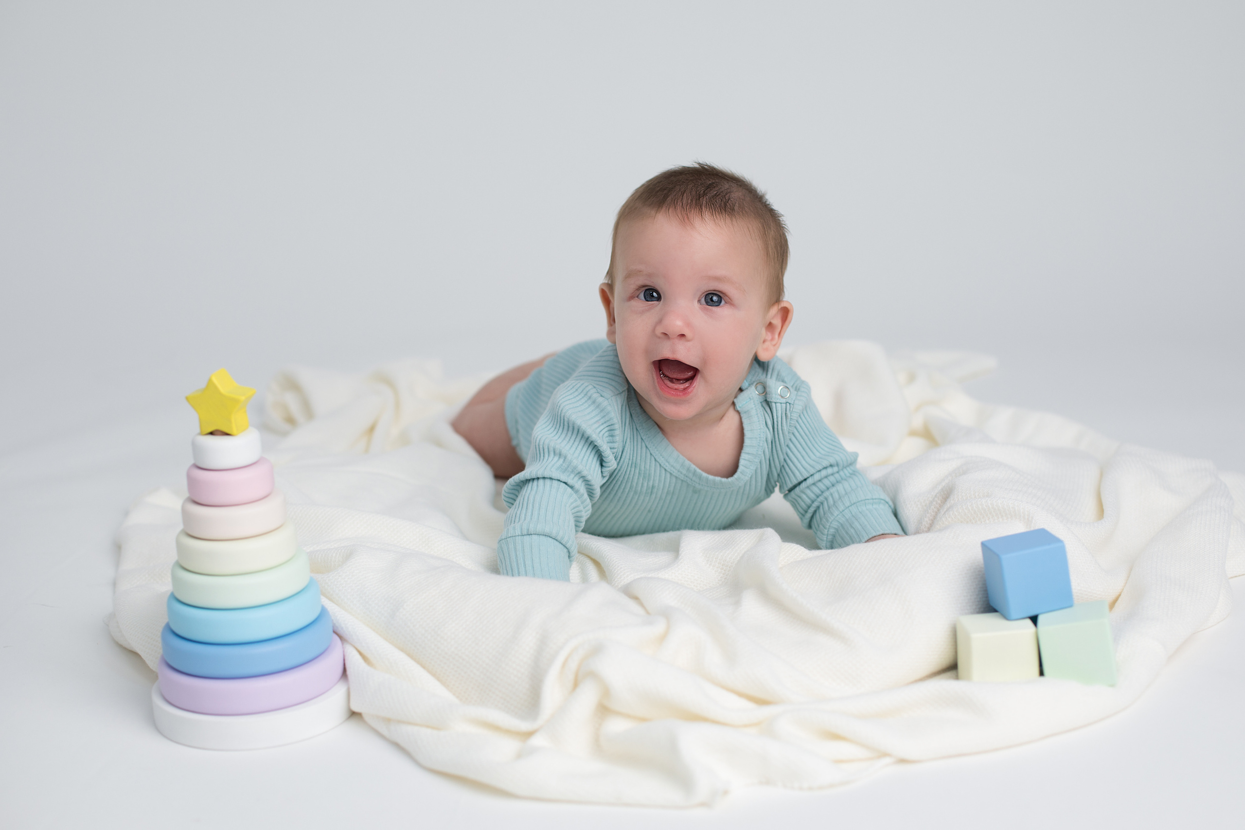 Егор 5 месяцев. Таня Пономарева — детский фотограф в Воронеже