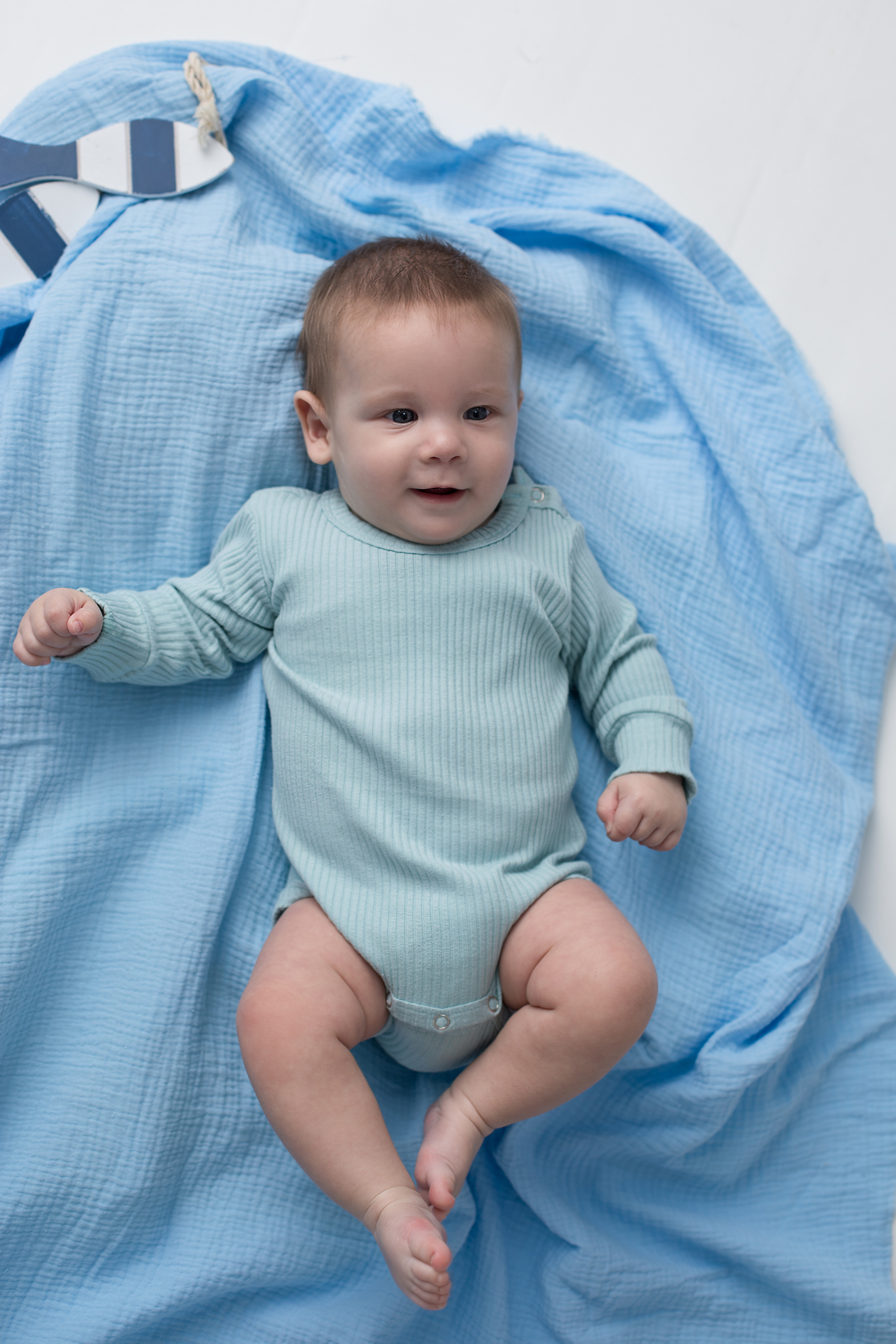 Егор 5 месяцев. Таня Пономарева — детский фотограф в Воронеже