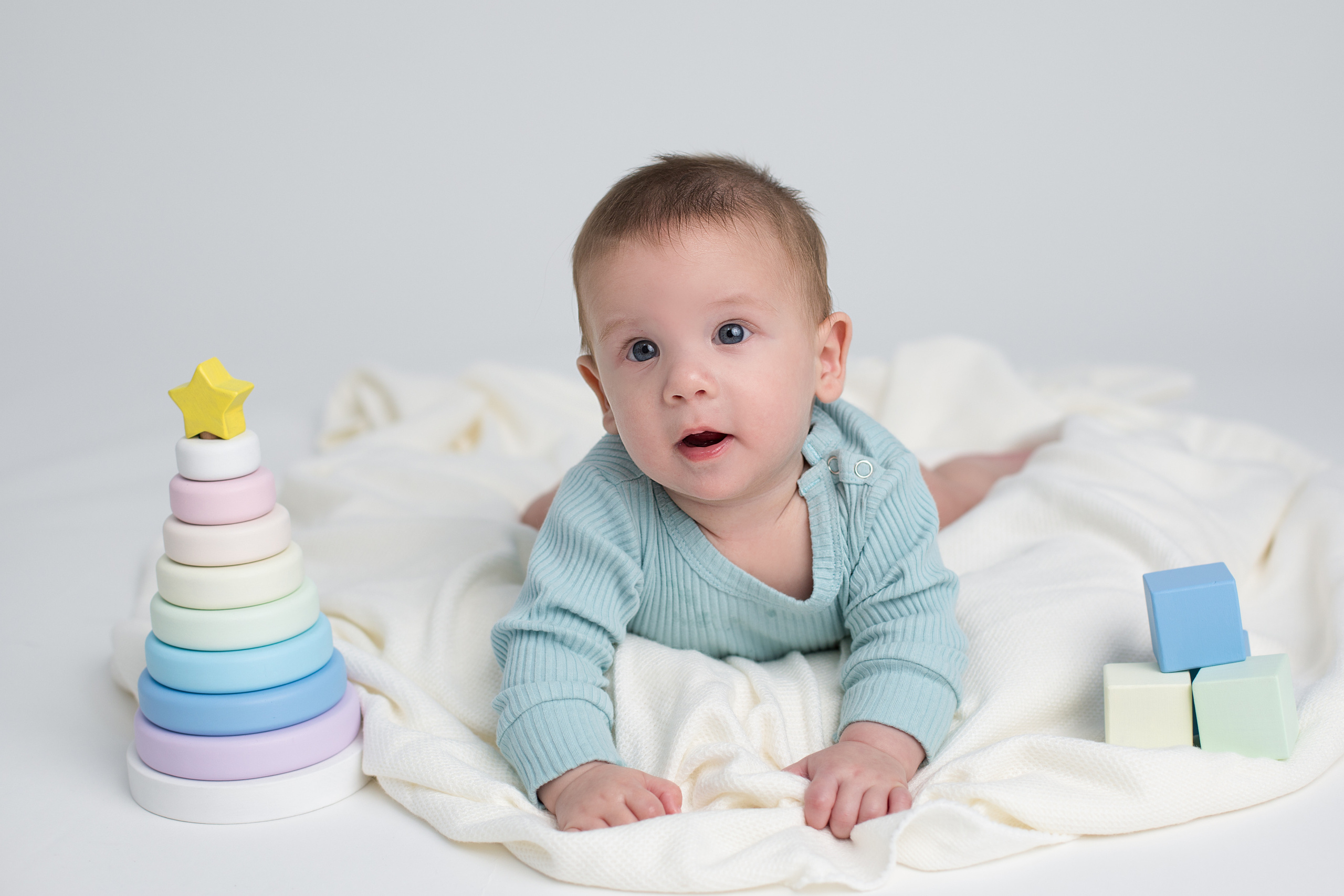 Егор 5 месяцев. Таня Пономарева — детский фотограф в Воронеже