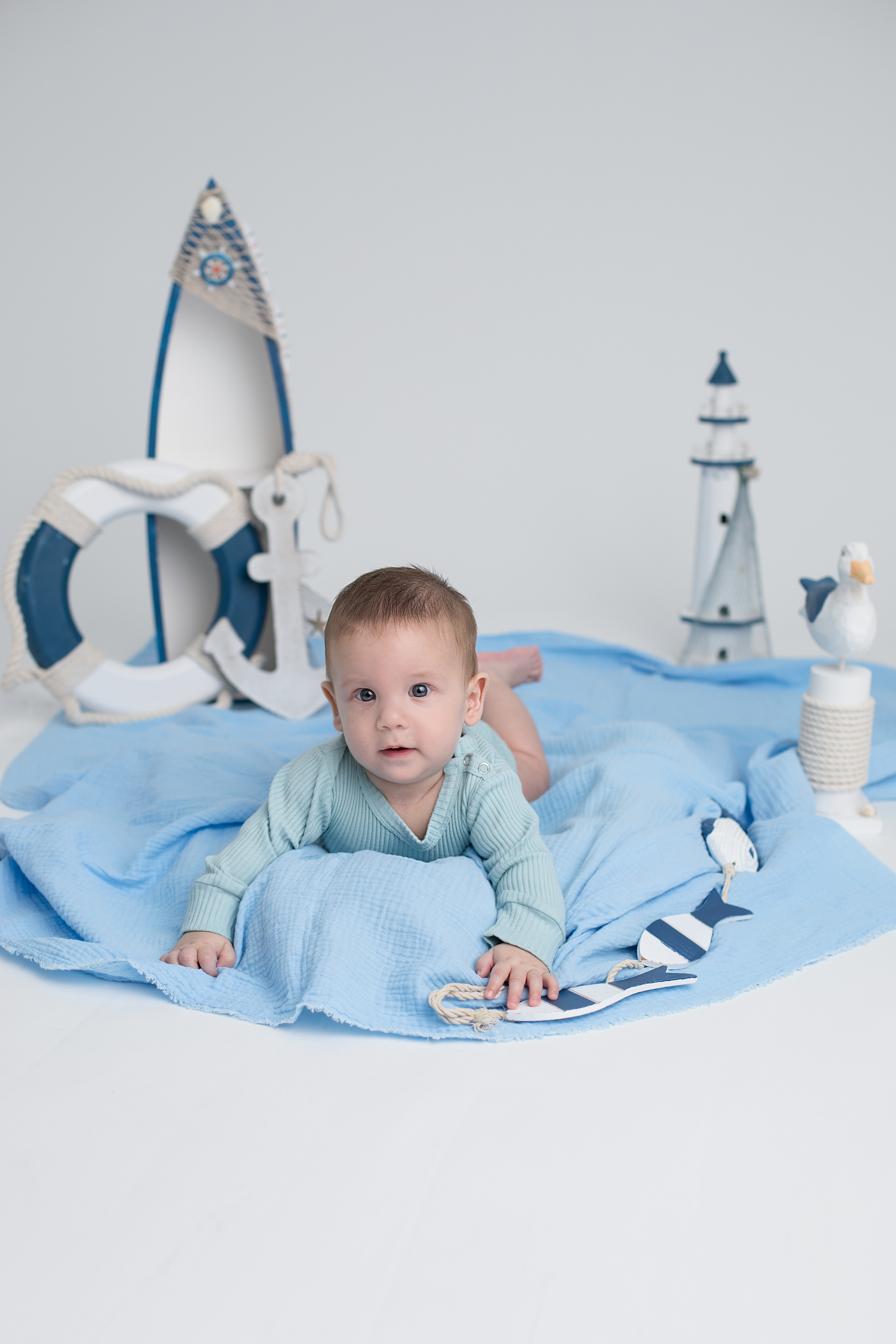 Егор 5 месяцев. Таня Пономарева — детский фотограф в Воронеже