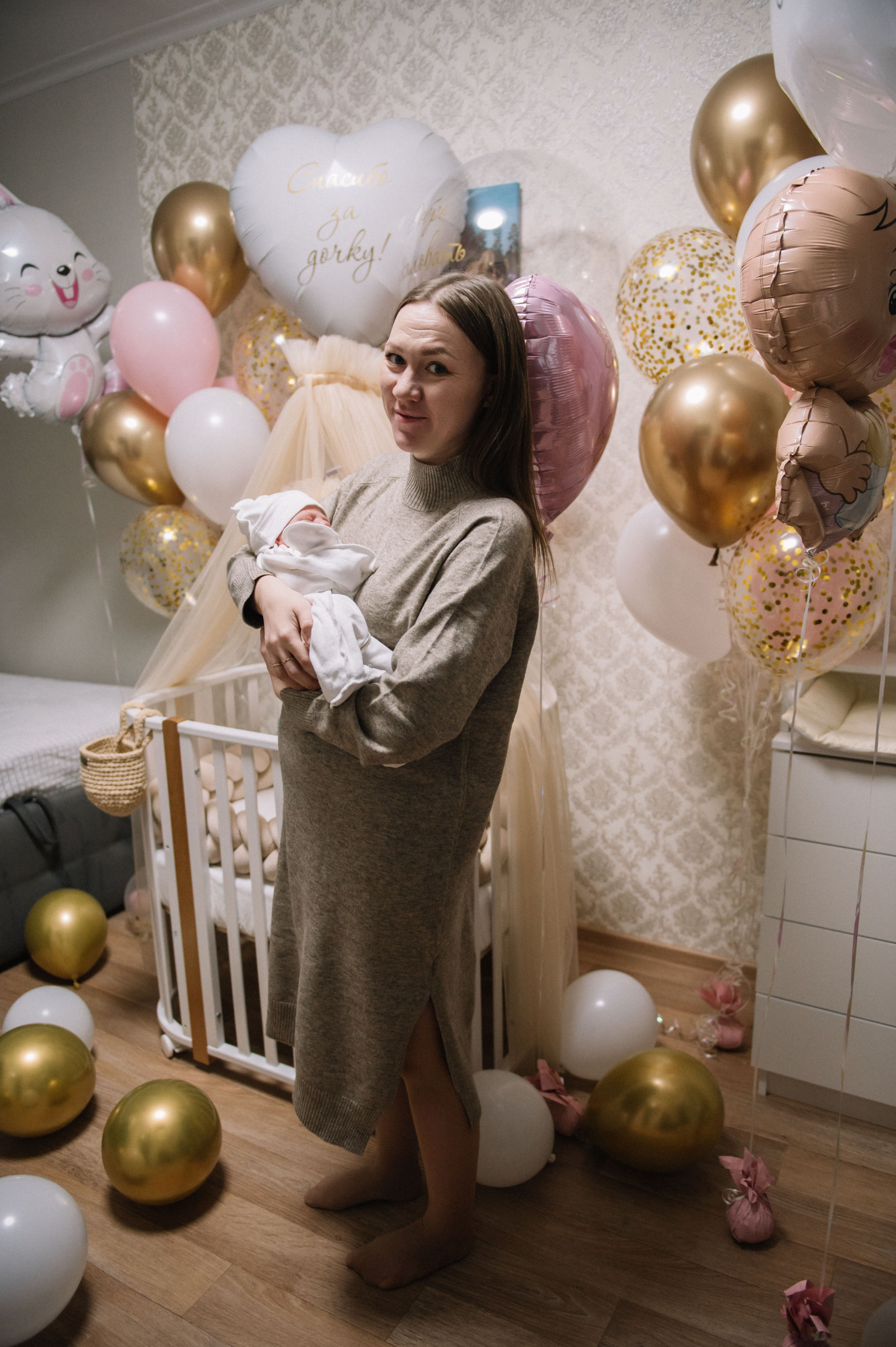 Выписка с роддома Смирновы. Фотограф в Сургуте Светлана Гибадуллина