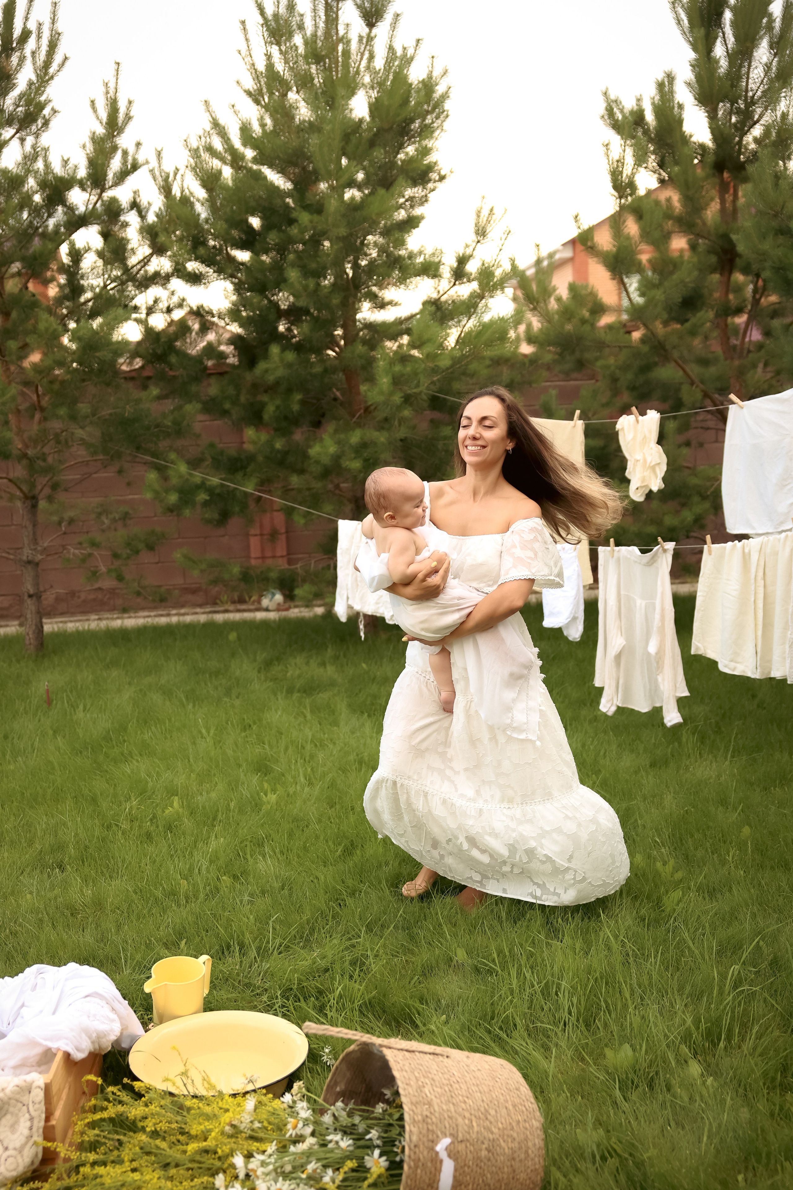 Большая стирка. Ваш семейный newborn и lifestyle фотограф в СПБ Наталья Журавлева