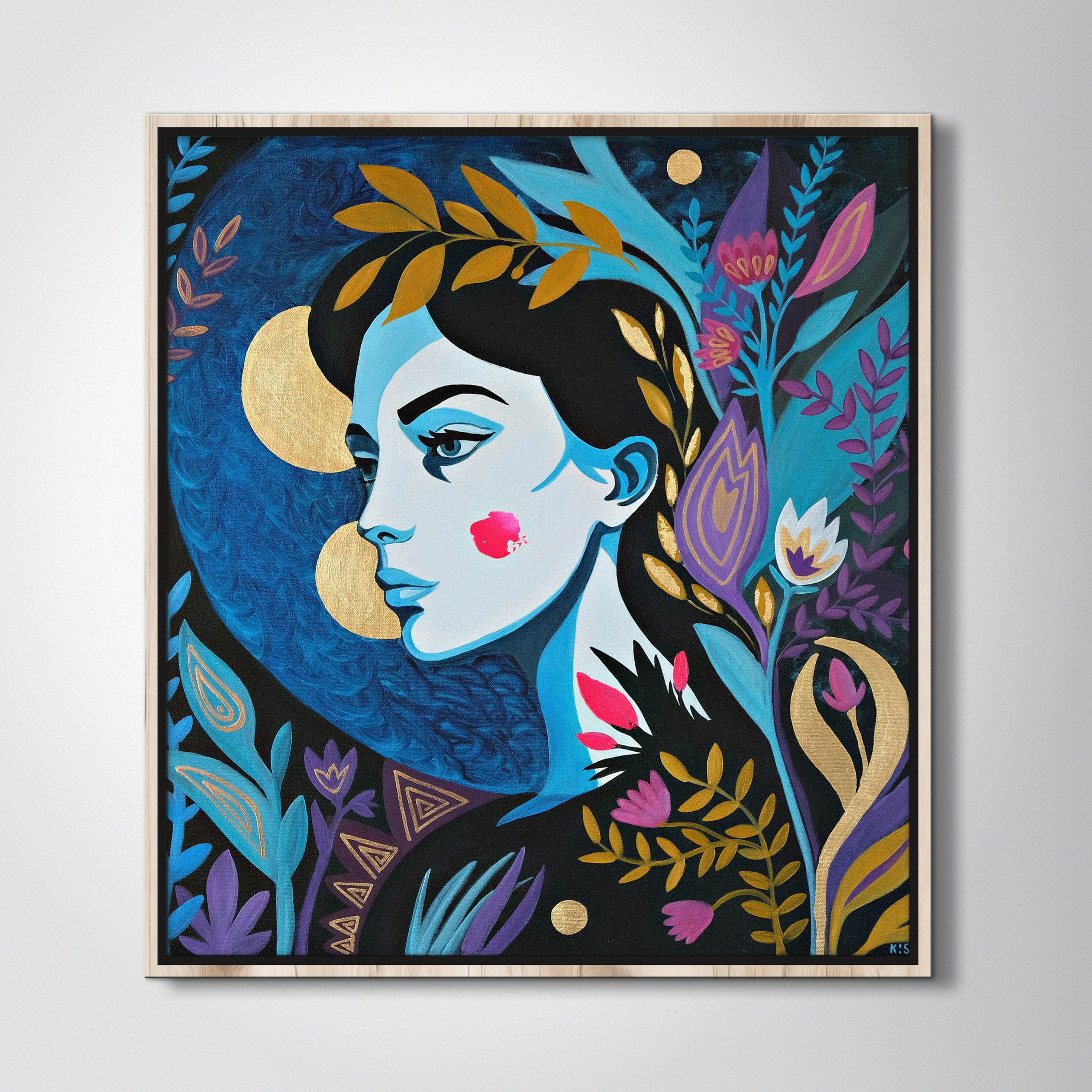 НОЧЬ. Художник Анастасия Кисткина, Петербург