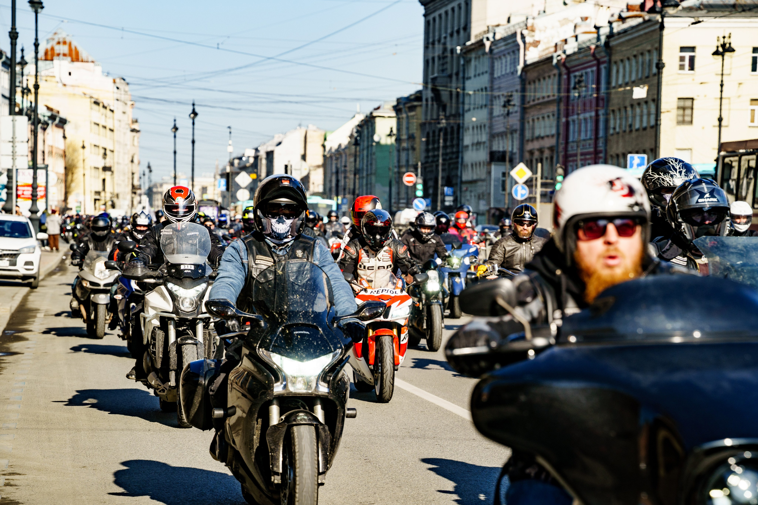 Прохват мотоклуба Norman Riders ч.1. Концертный и репортажный фотограф в Санкт-Петербурге Слава Пахомов