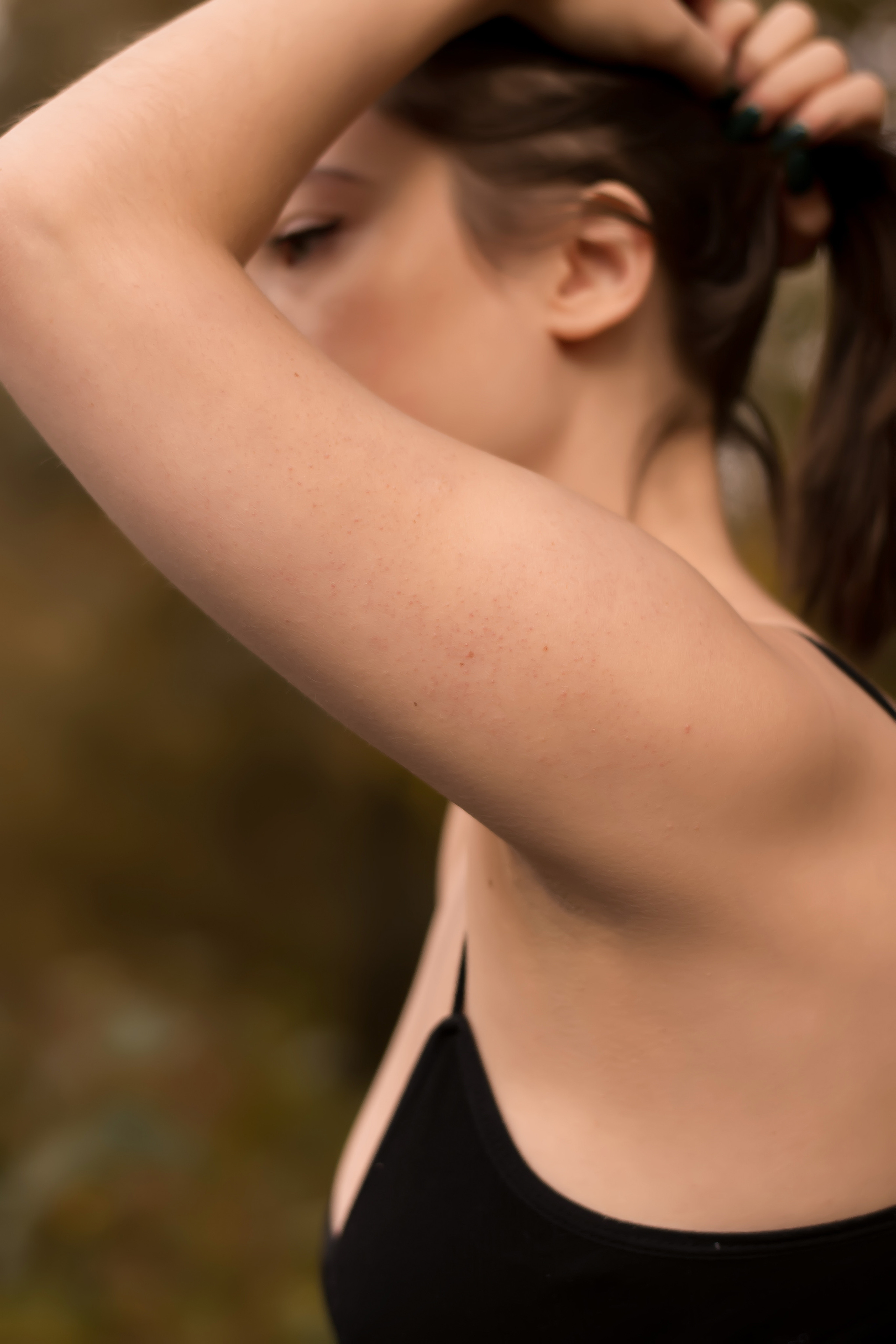 Девушка в кадре